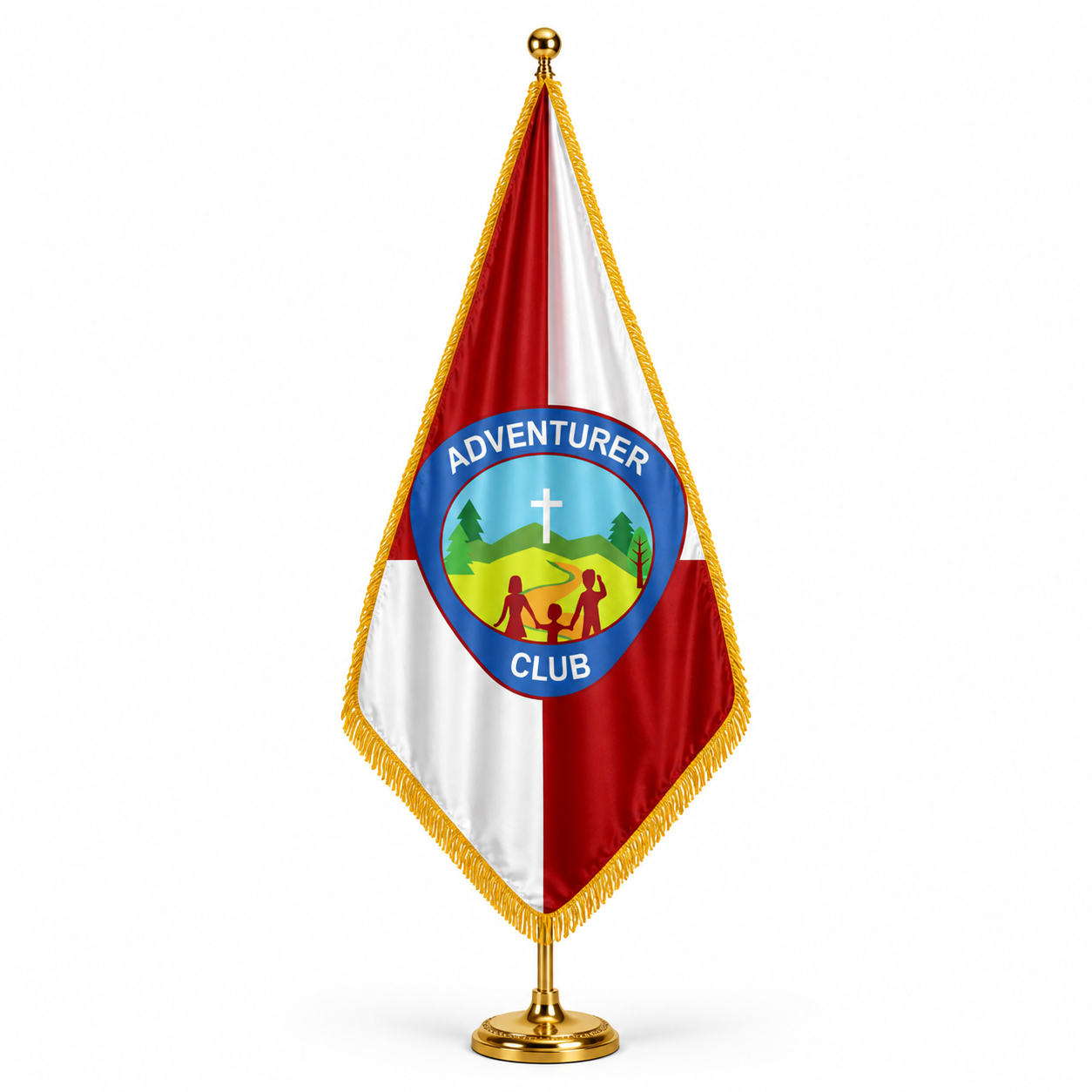 Adventurer Club Flag 3’ x 5’ (Indoor Fringe)
