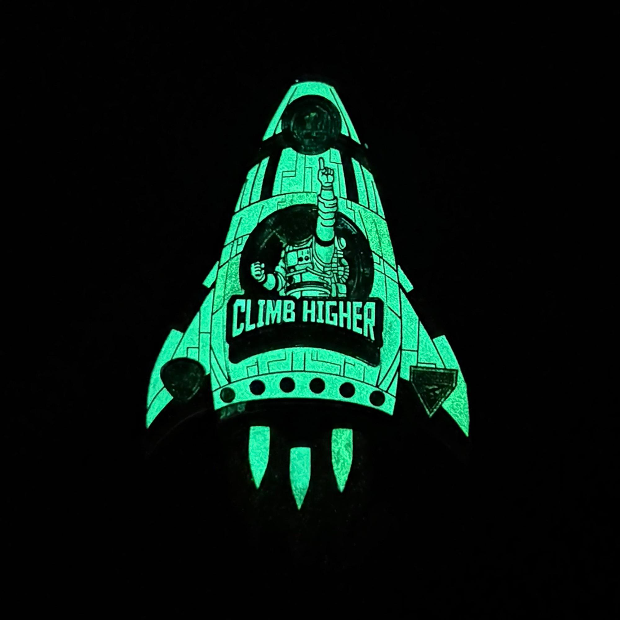 Atlantic Union Climb Higher 2026 Camporee Rocket Pin