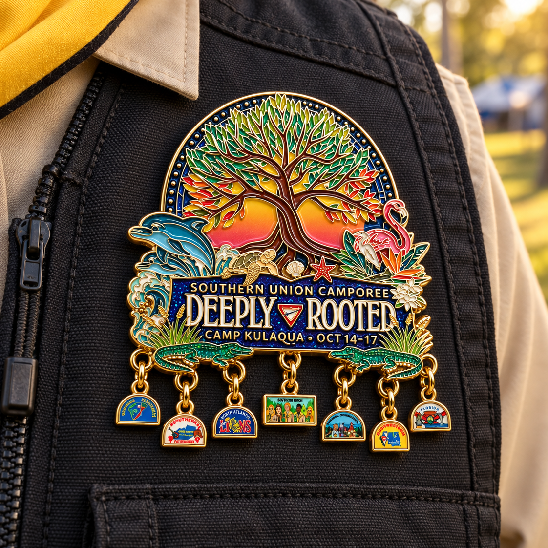Southern Union Pathfinder Camporee 2026 "Deeply Rooted" Pin ( Special Edition)