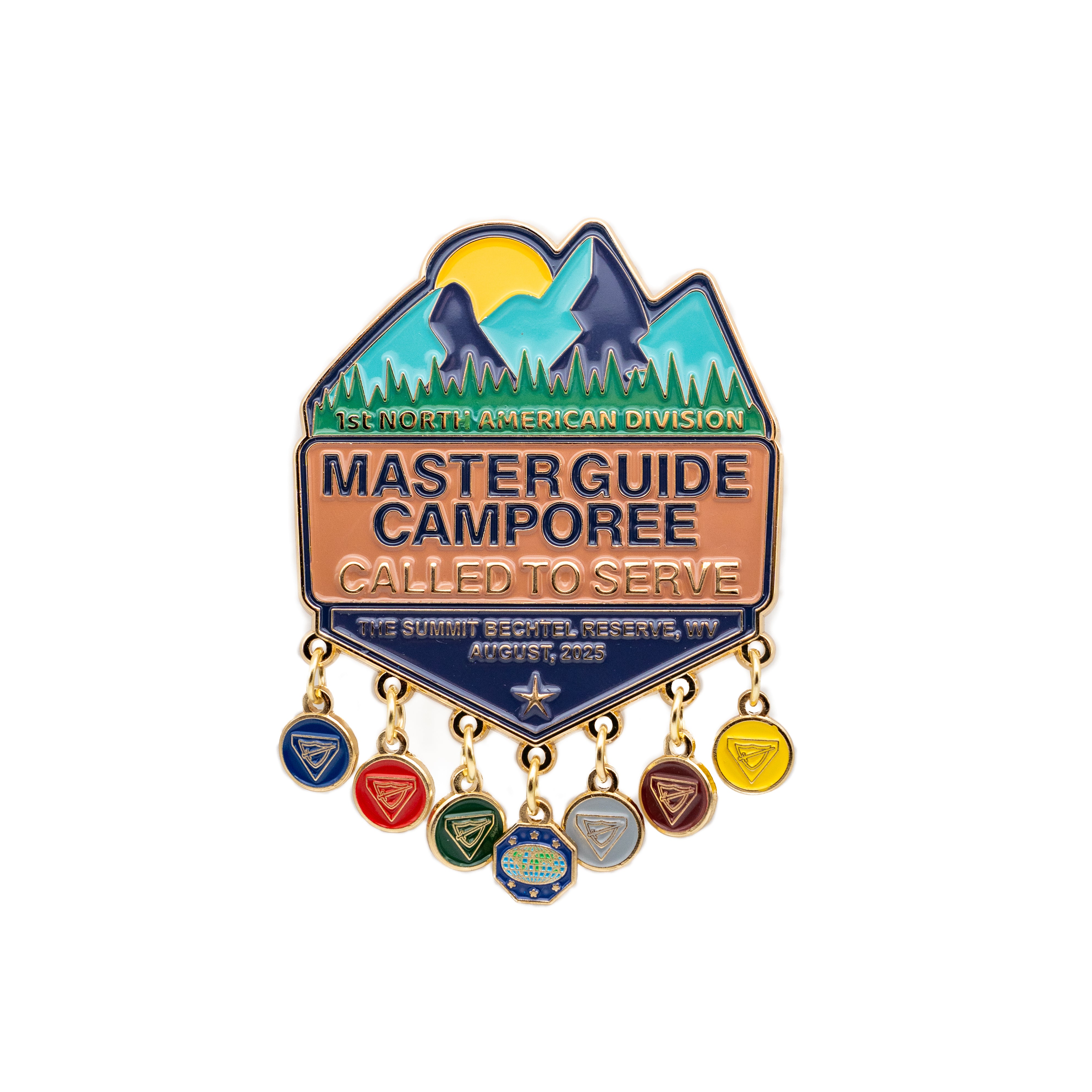 NAD Master Guide Camporee Pin, Slide & Scarf (Special Edition Bundle)