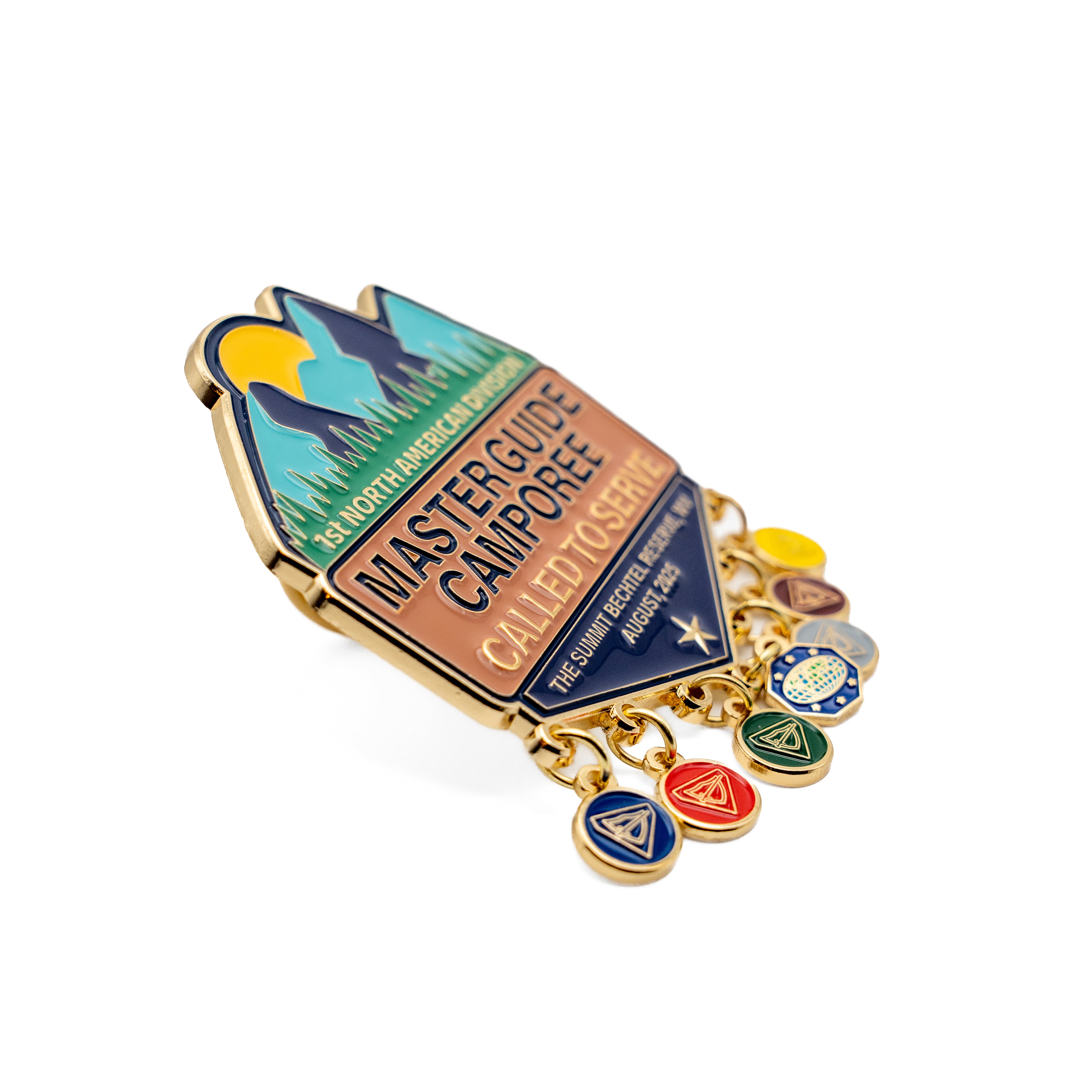 NAD Master Guide Camporee Pin, Slide & Scarf (Special Edition Bundle)