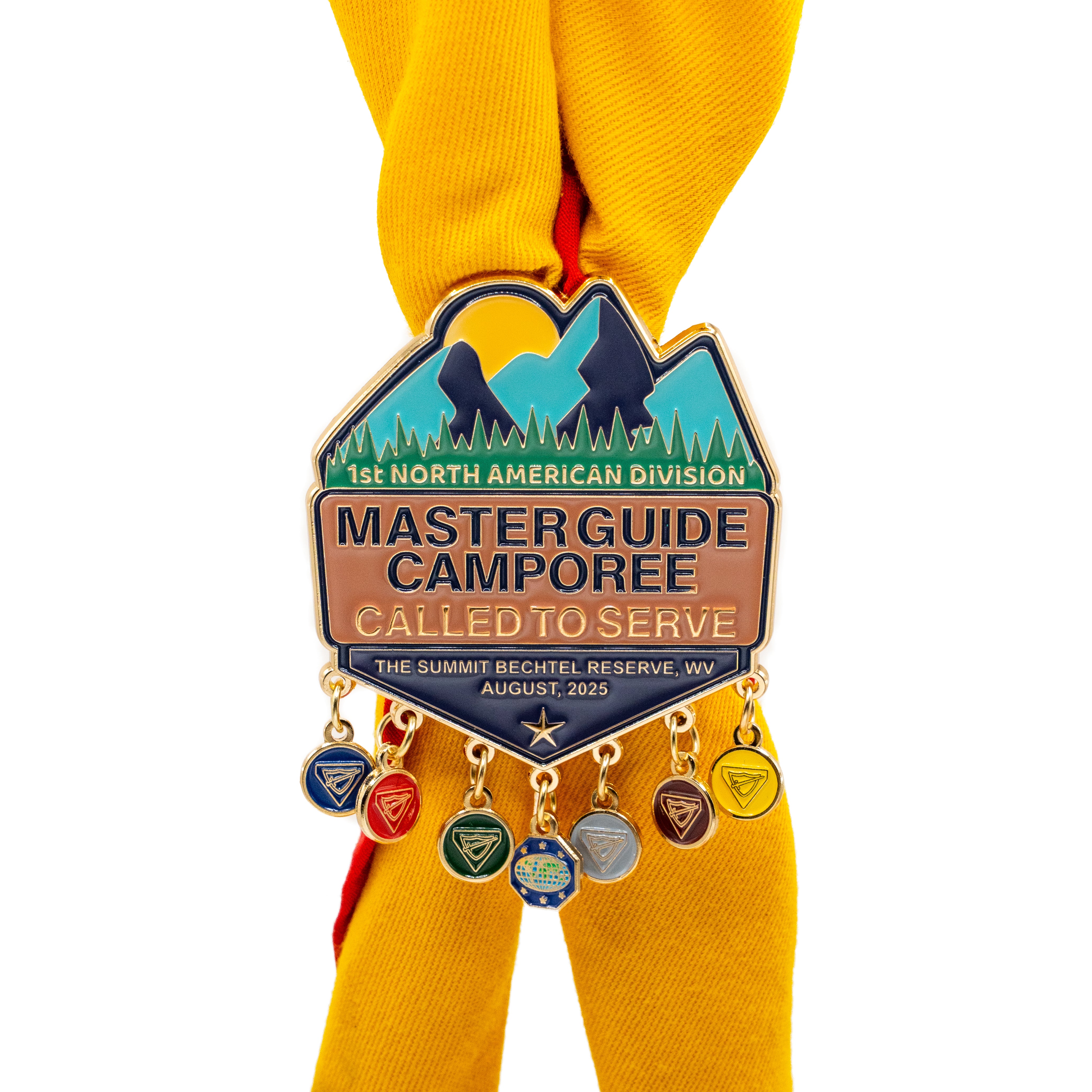 NAD Master Guide Camporee Pin, Slide & Scarf (Special Edition Bundle)