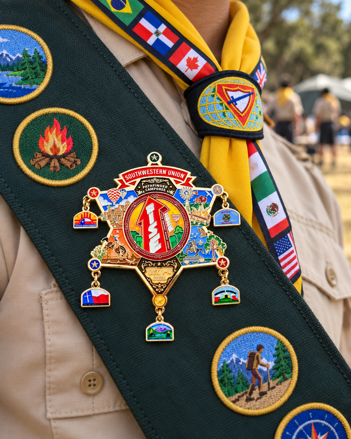 Southwestern Union Pathfinder Camporee 2026 "Rise"Conferences Pin (Limited Edition)
