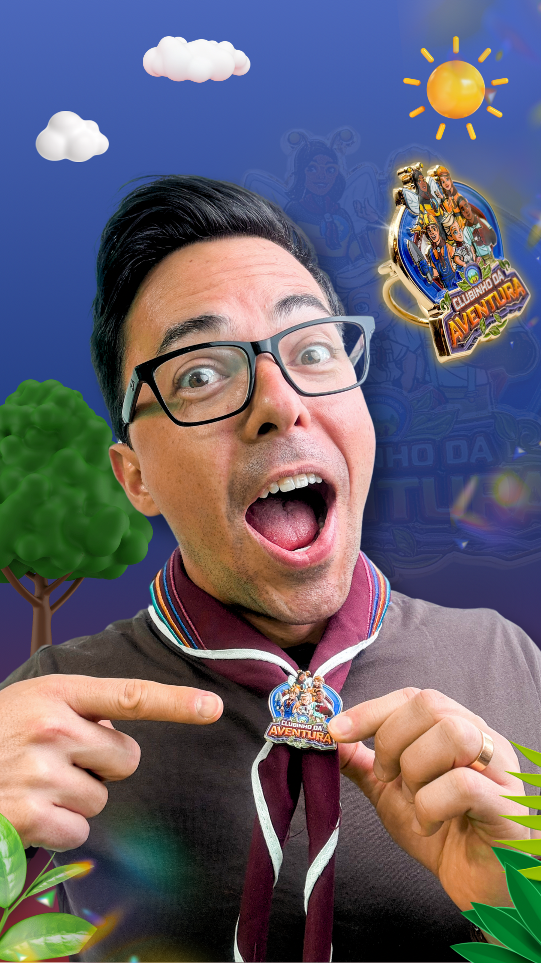 Clubinho da Aventura Scarf Slide