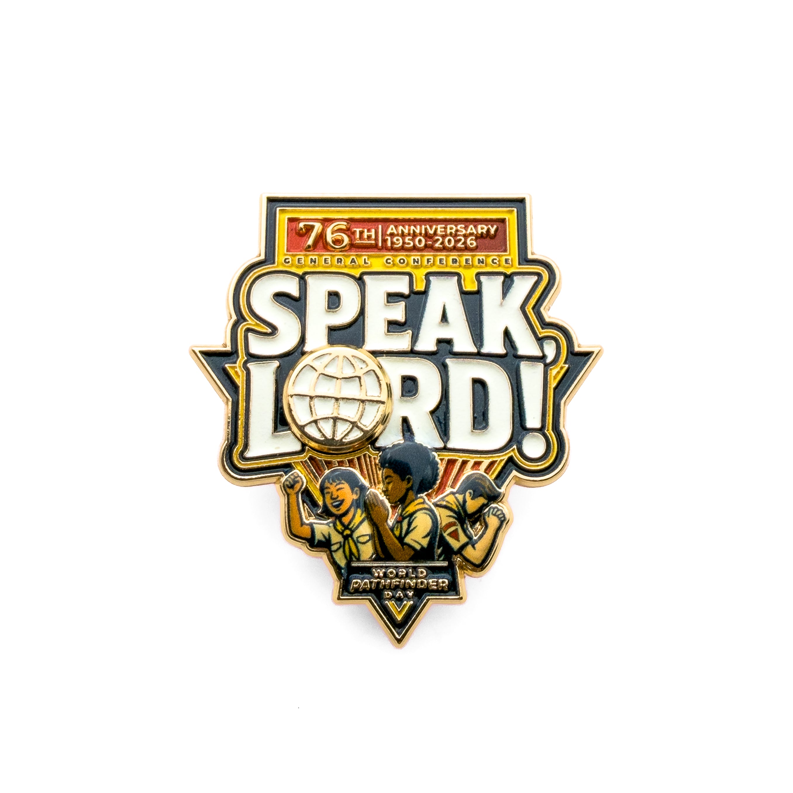 World Pathfinder Day 2026 "Speak Lord" Pin