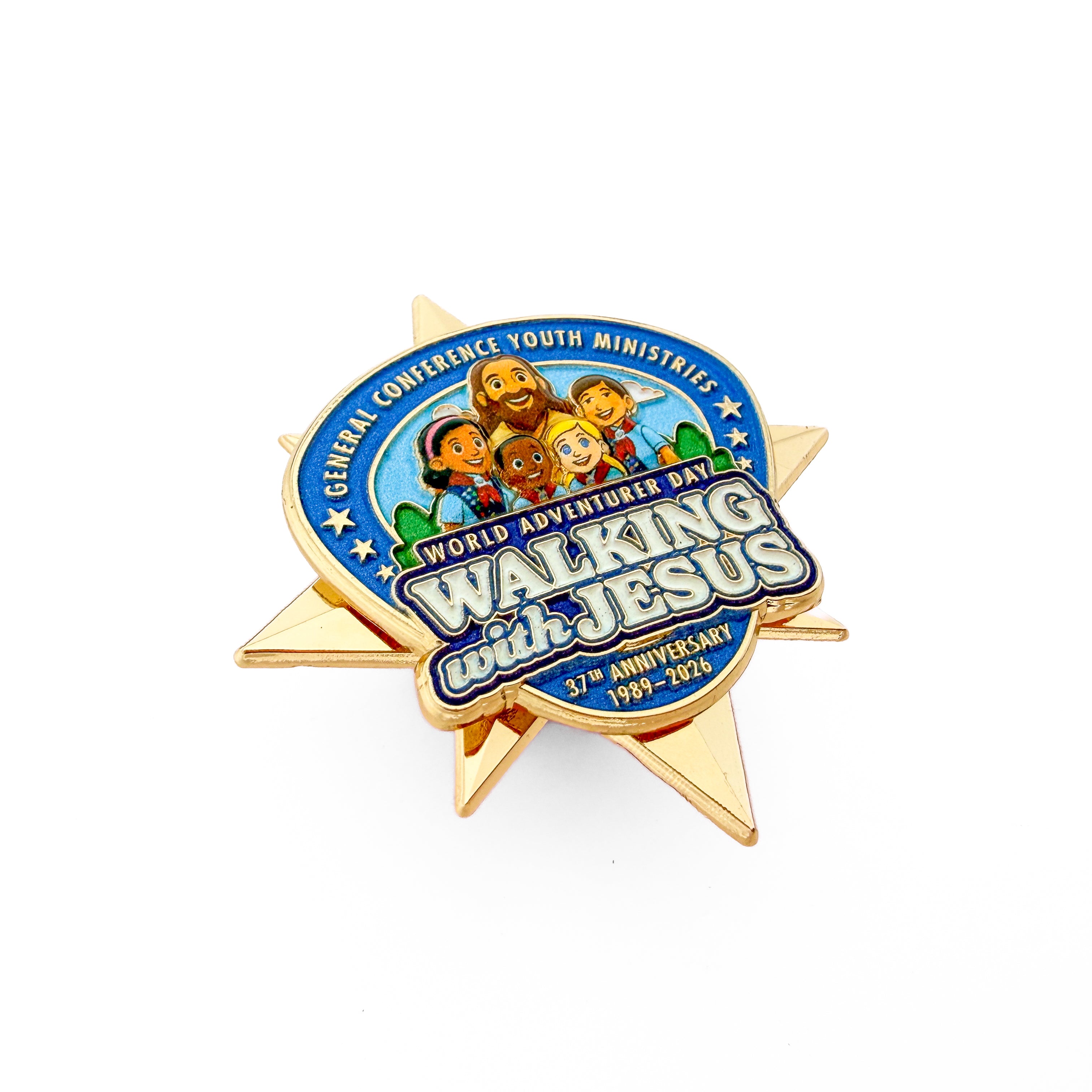 World Adventurer Day 2026 "Walking with Jesus" Pin