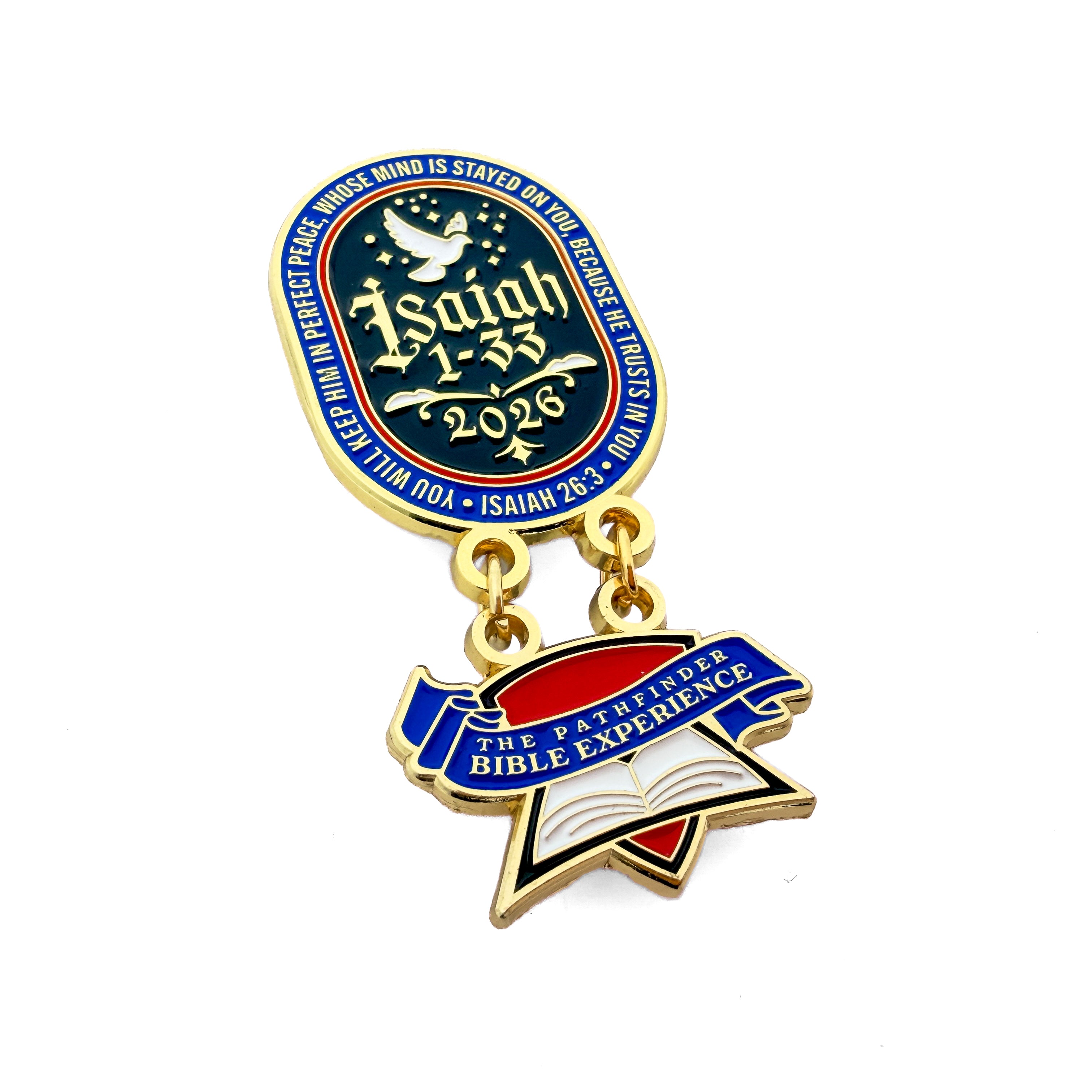 Pathfinder Bible Experience 2026 Isaiah Pin