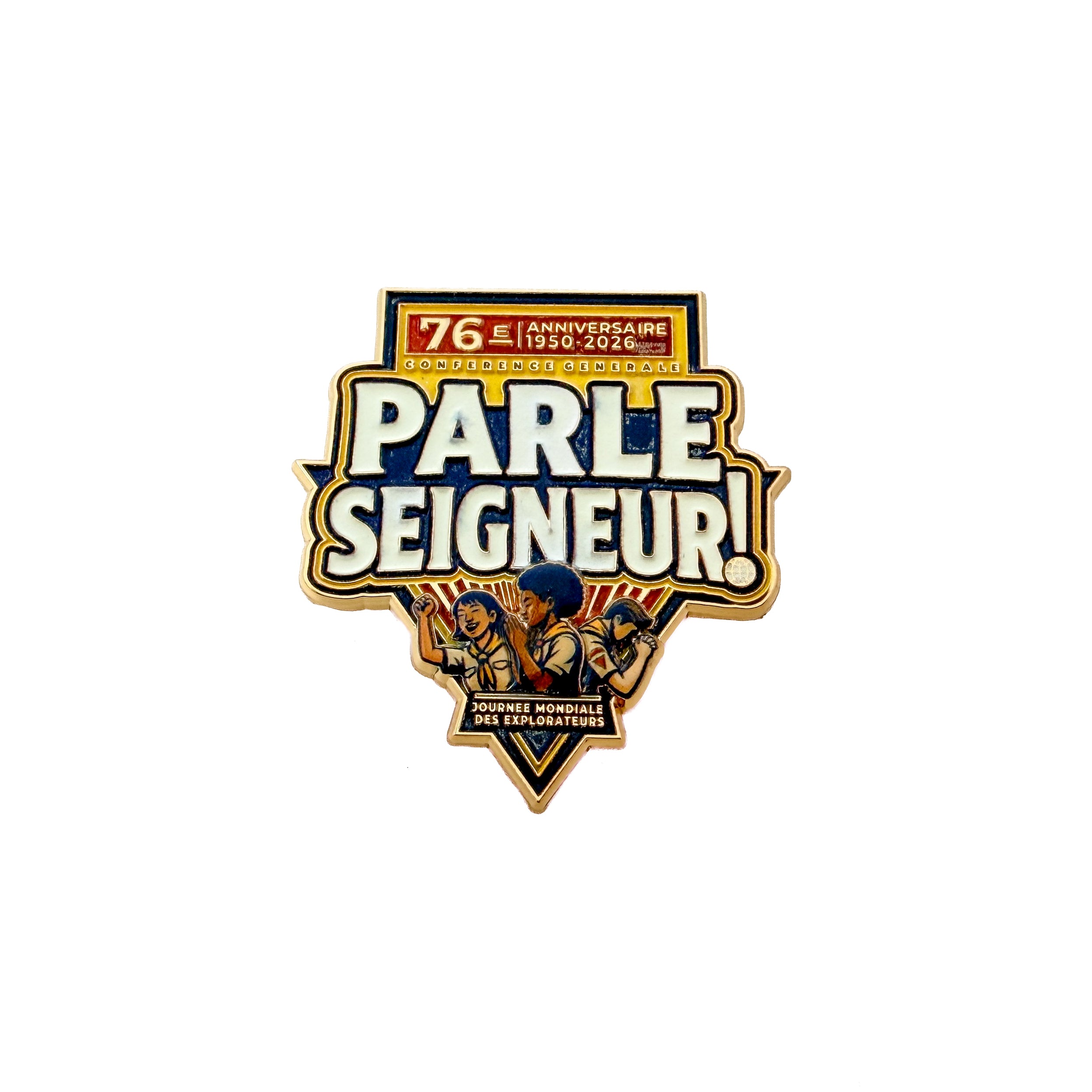 World Pathfinder Day 2026 "Speak Lord" Pin (French Version)