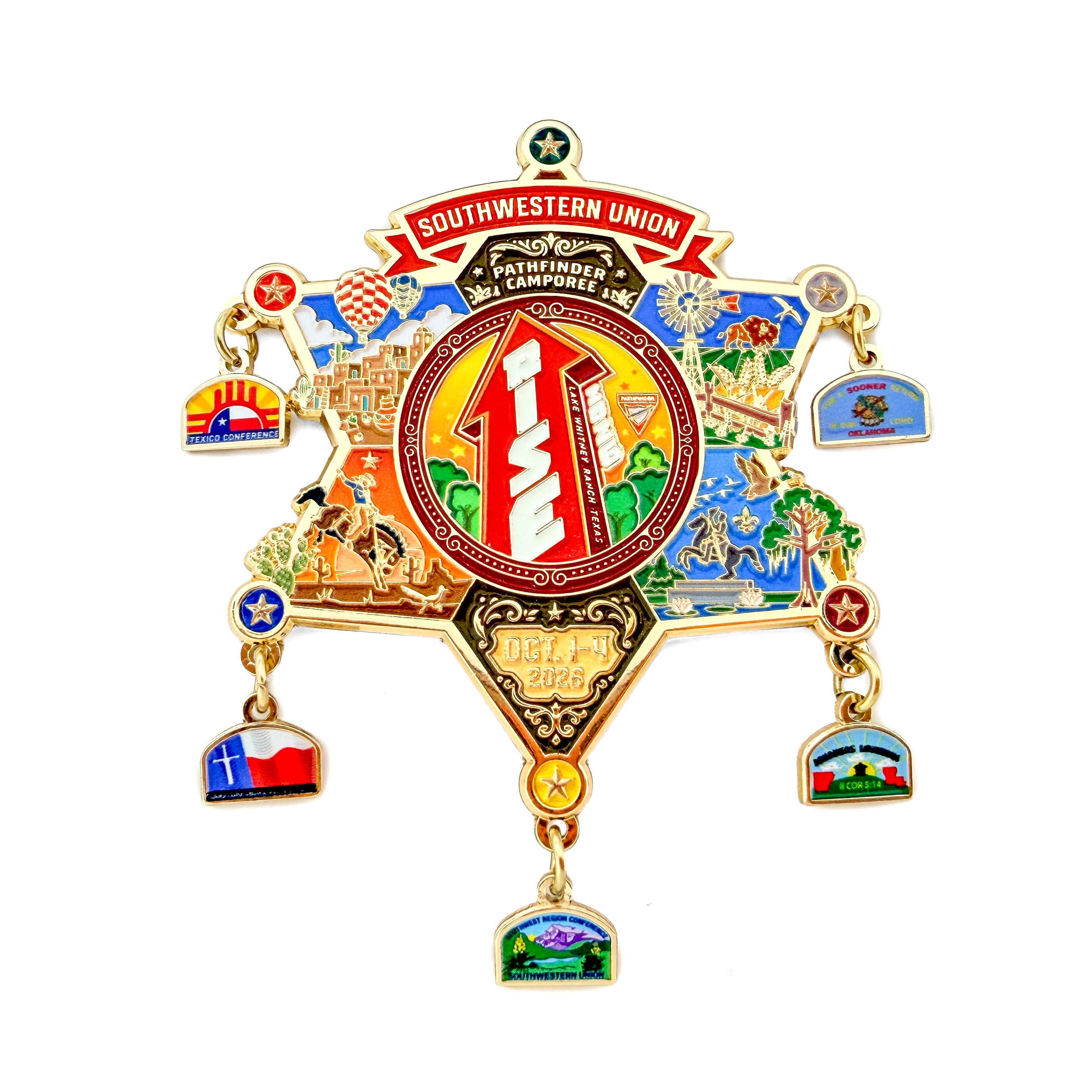 Southwestern Union Pathfinder Camporee 2026 "Rise"Conferences Pin (Limited Edition)