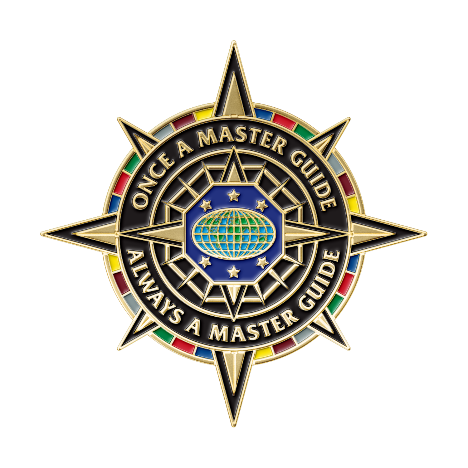 Once a Master Guide, Always a Master Guide Compass Pin