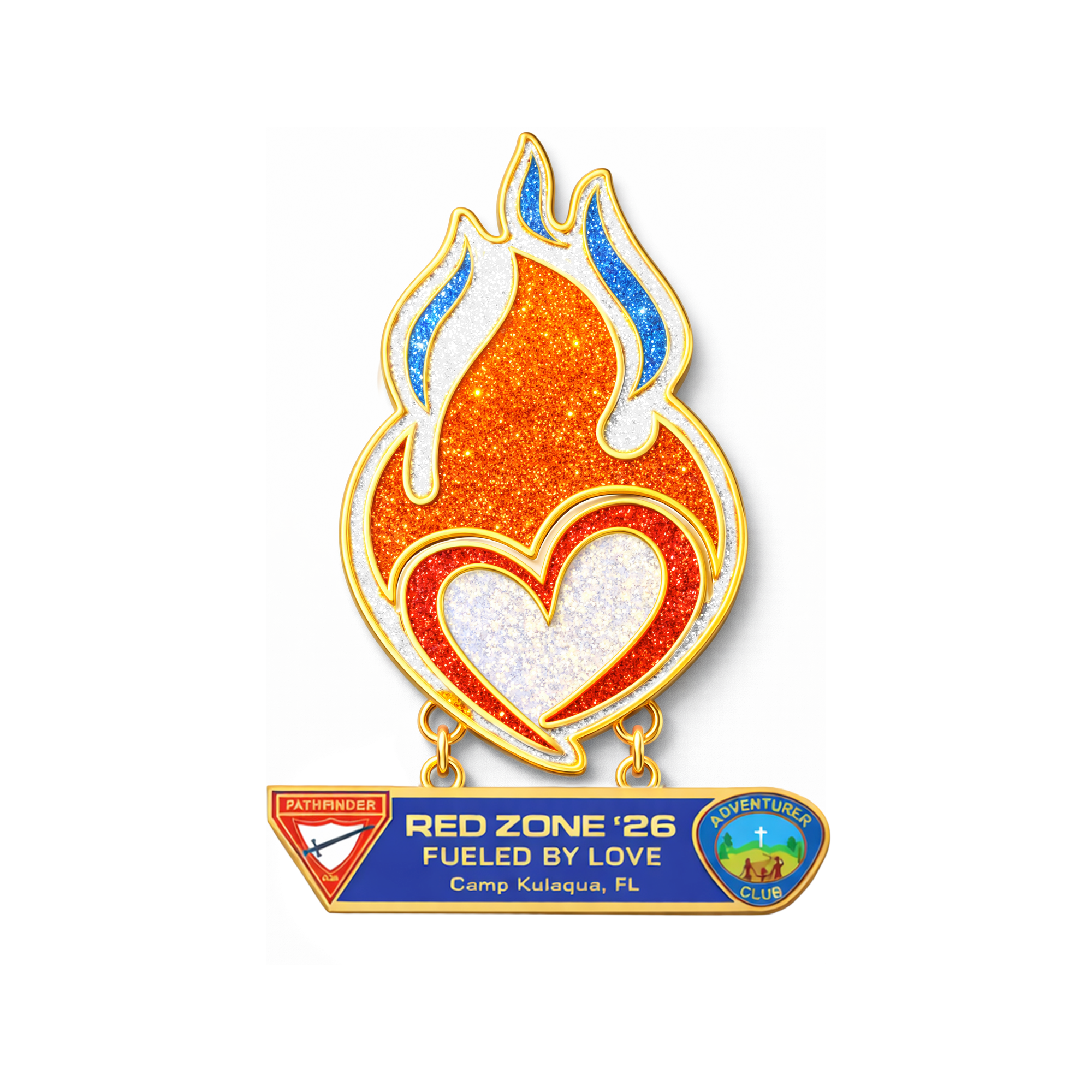 Red Zone 2026 "Fueled by Love" Pin