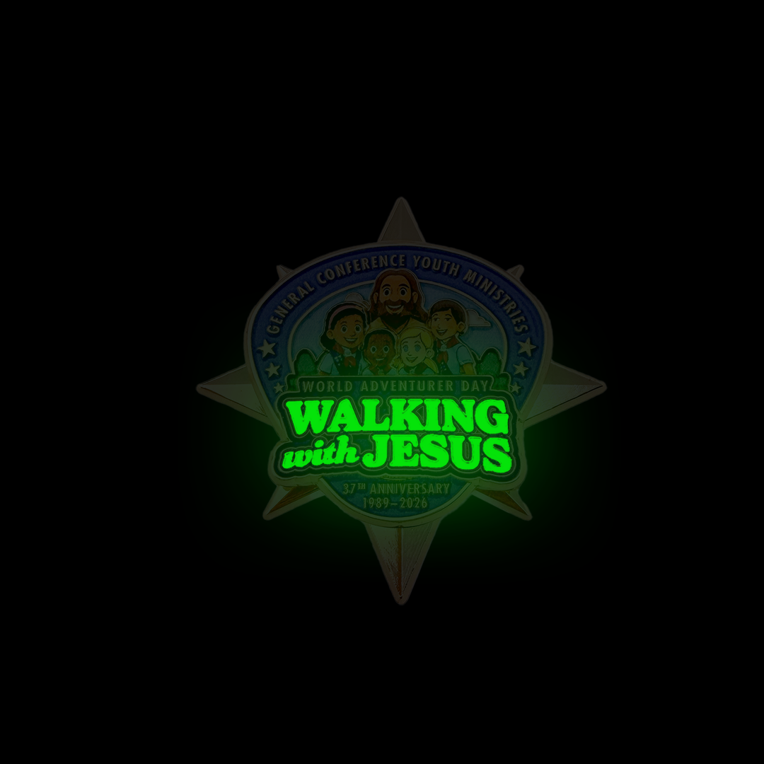 World Adventurer Day 2026 "Walking with Jesus" Pin