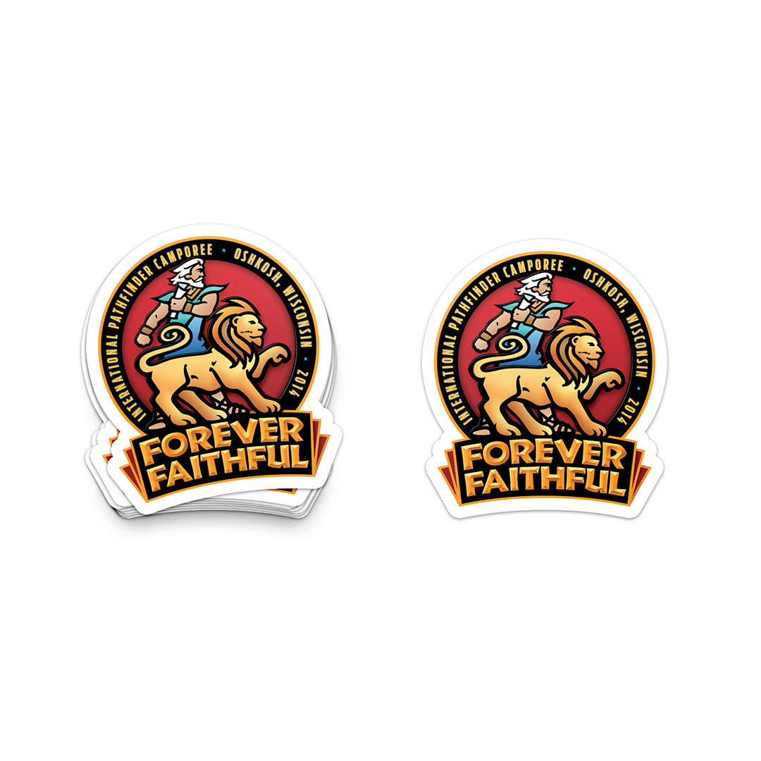 Forever Faithful Pathfinder Camporee 2014 Sticker - Pinfinder Club