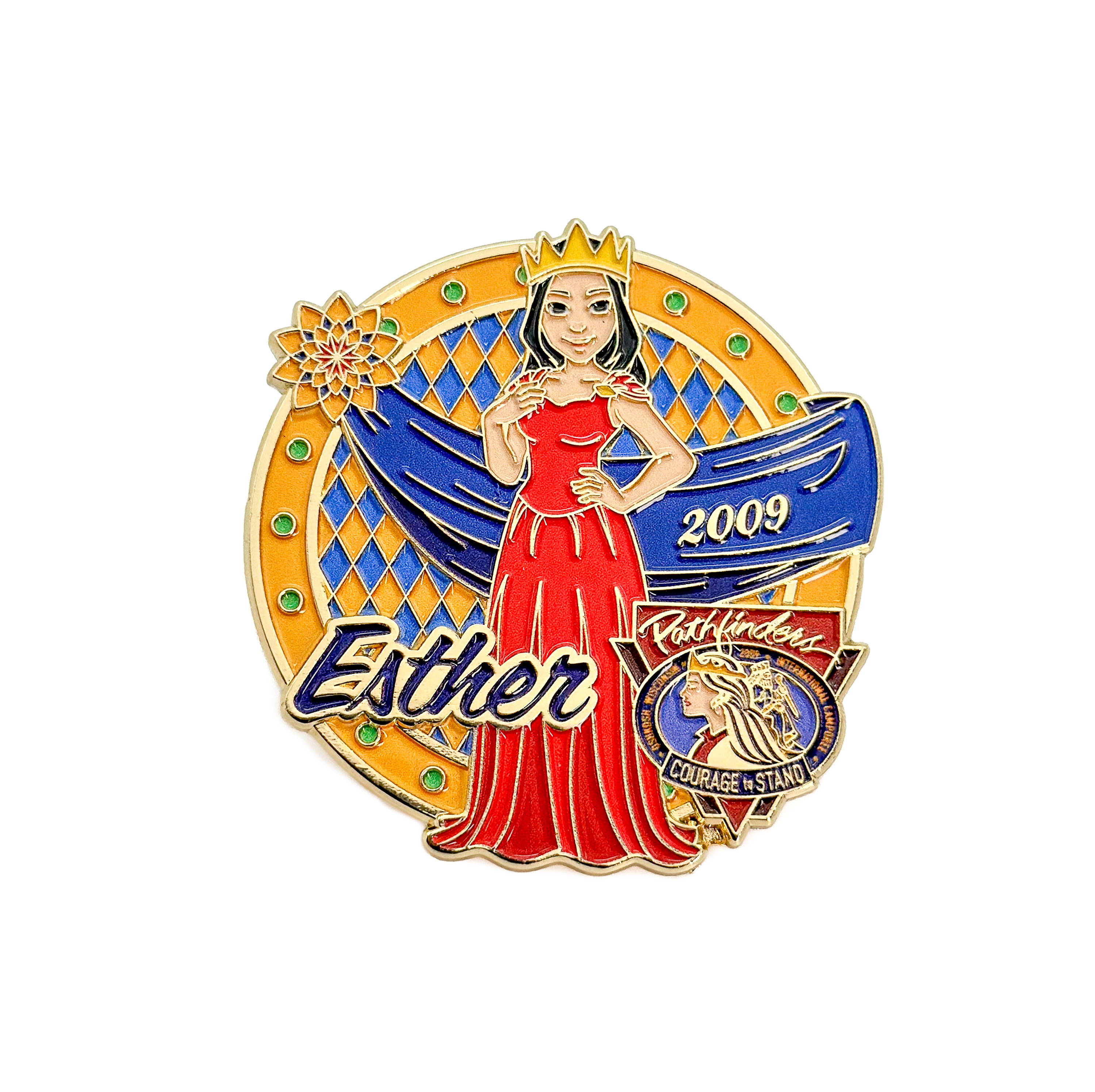 Courage to Stand 2009 Esther Character Pin