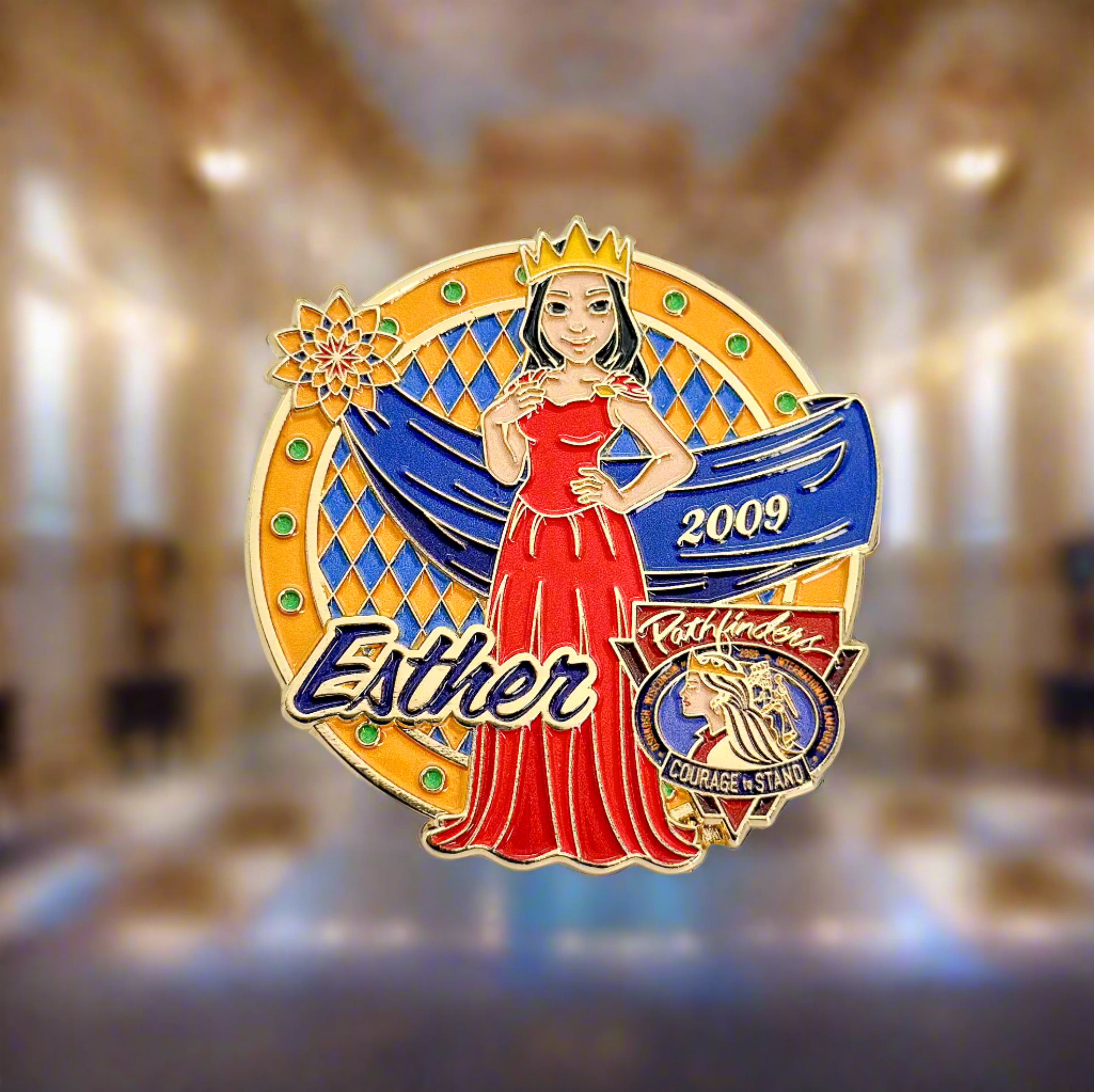 Courage to Stand 2009 Esther Character Pin