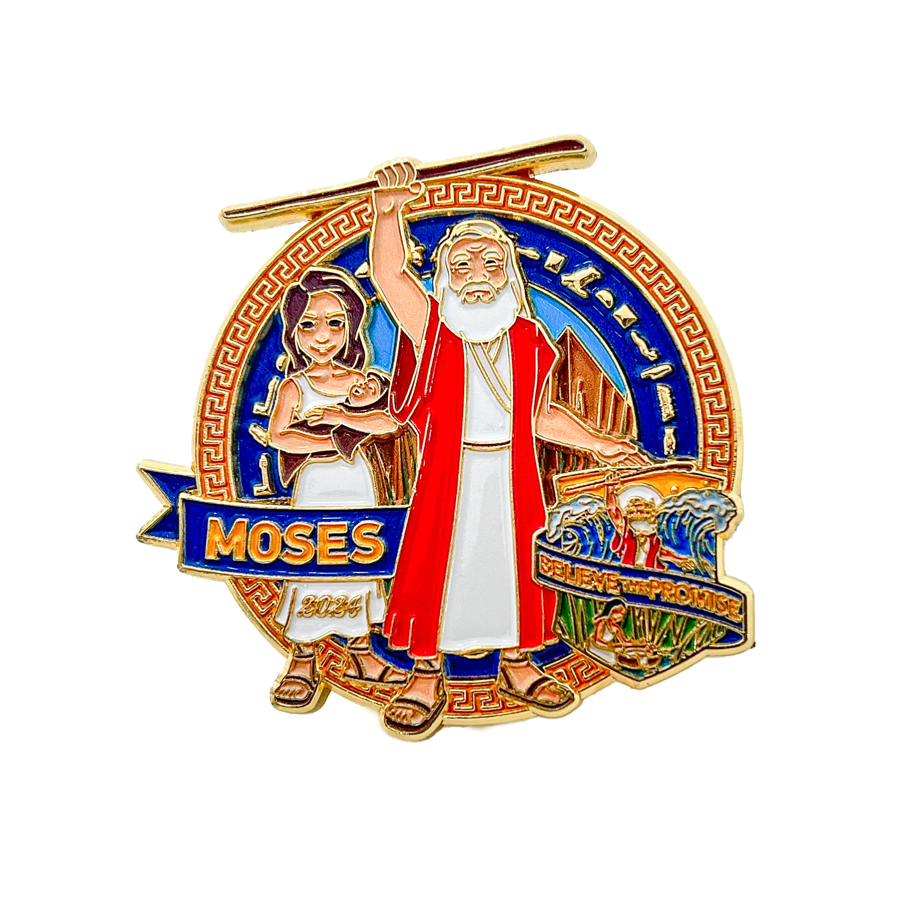 Believe the Promise 2024 Moses Character Pin