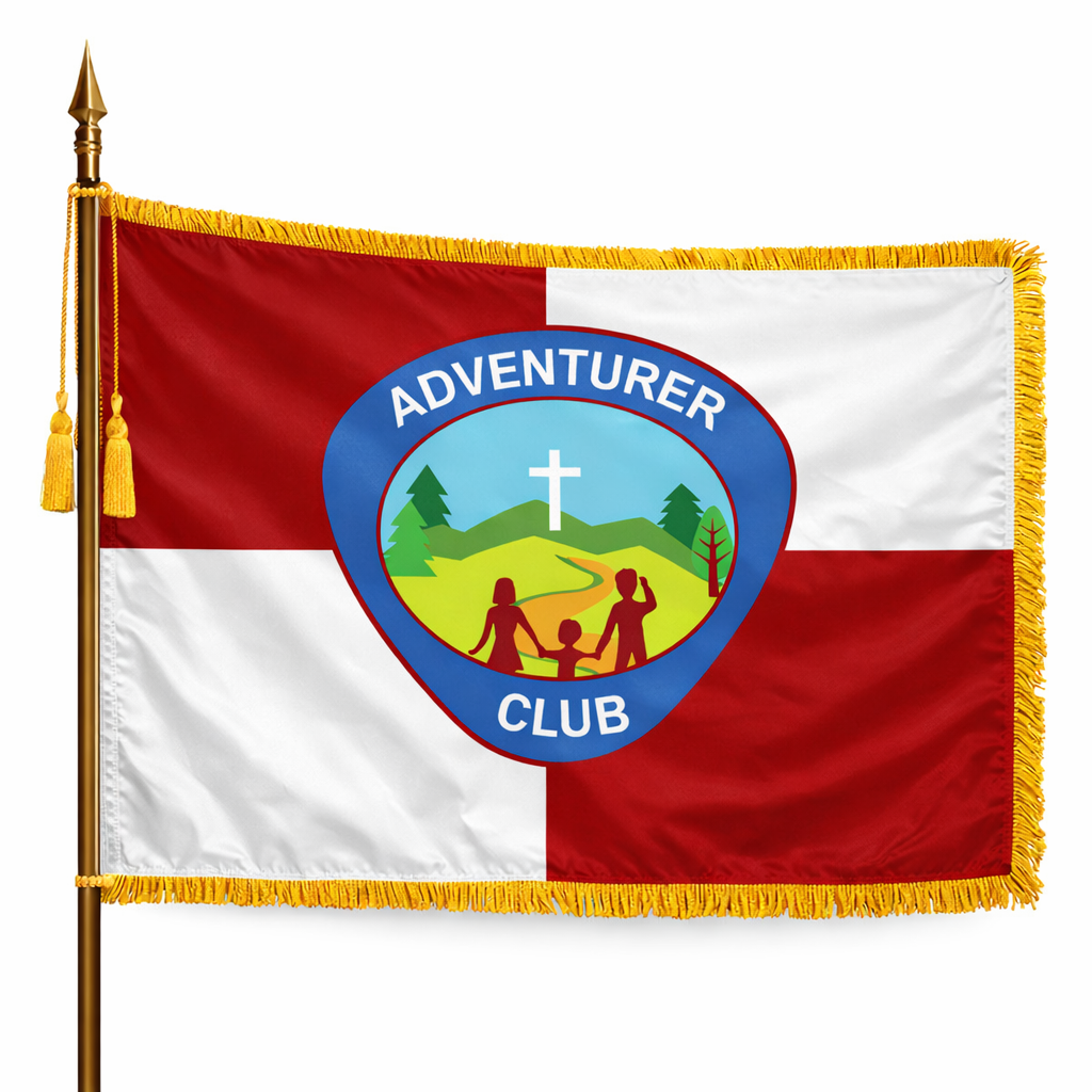 Adventurer Club Flag 3’ x 5’ (Indoor Fringe)