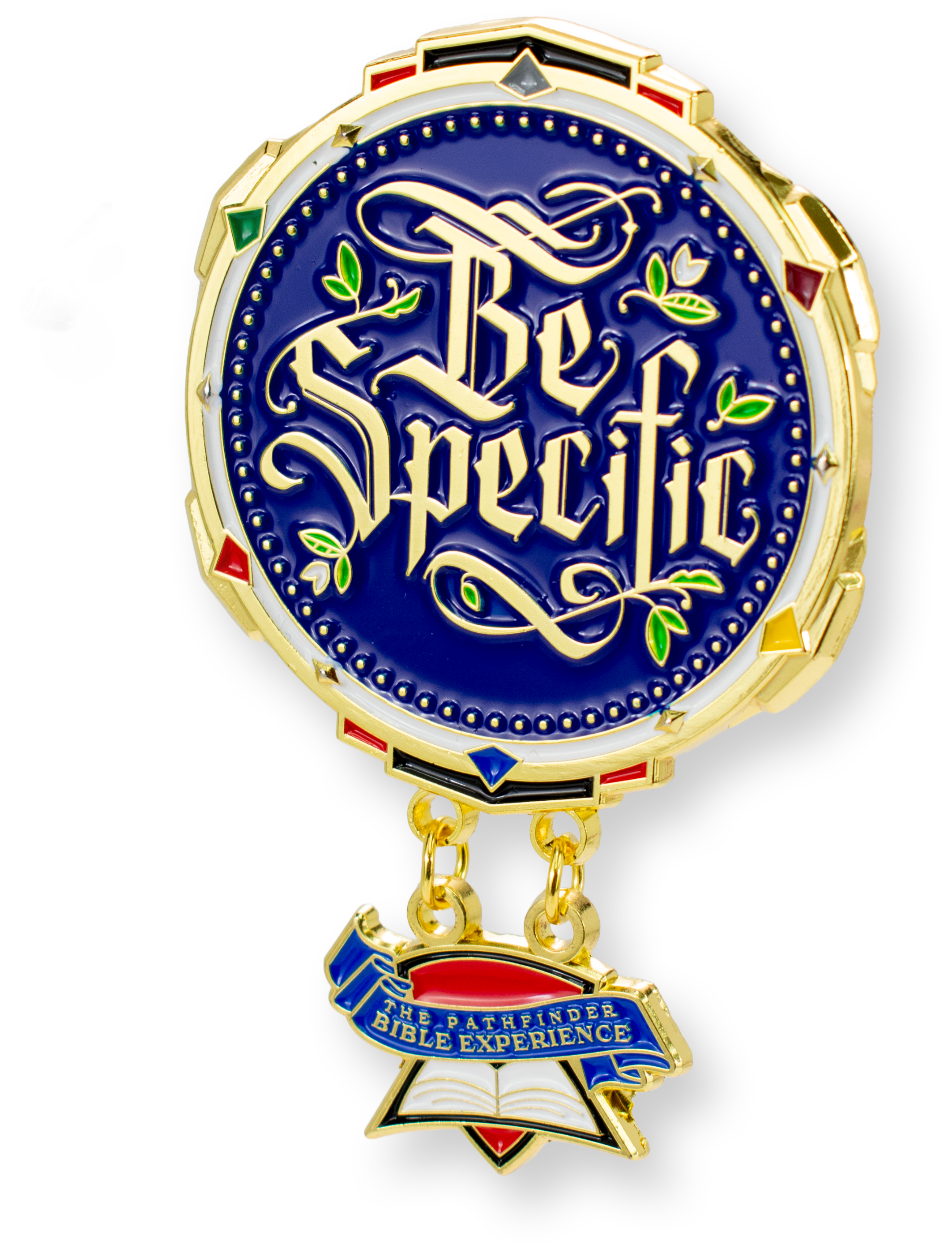 Pathfinder Bible Experience "Be Specific"2026 Pin