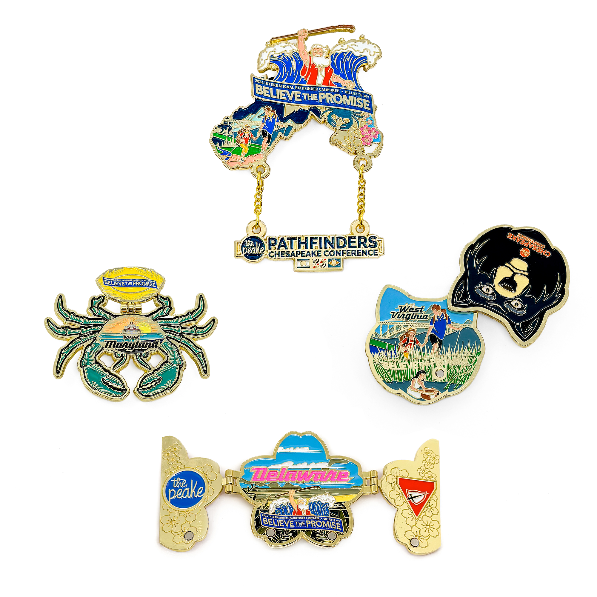 Believe the Promise 2024 Chesapeake Conference Pin Set