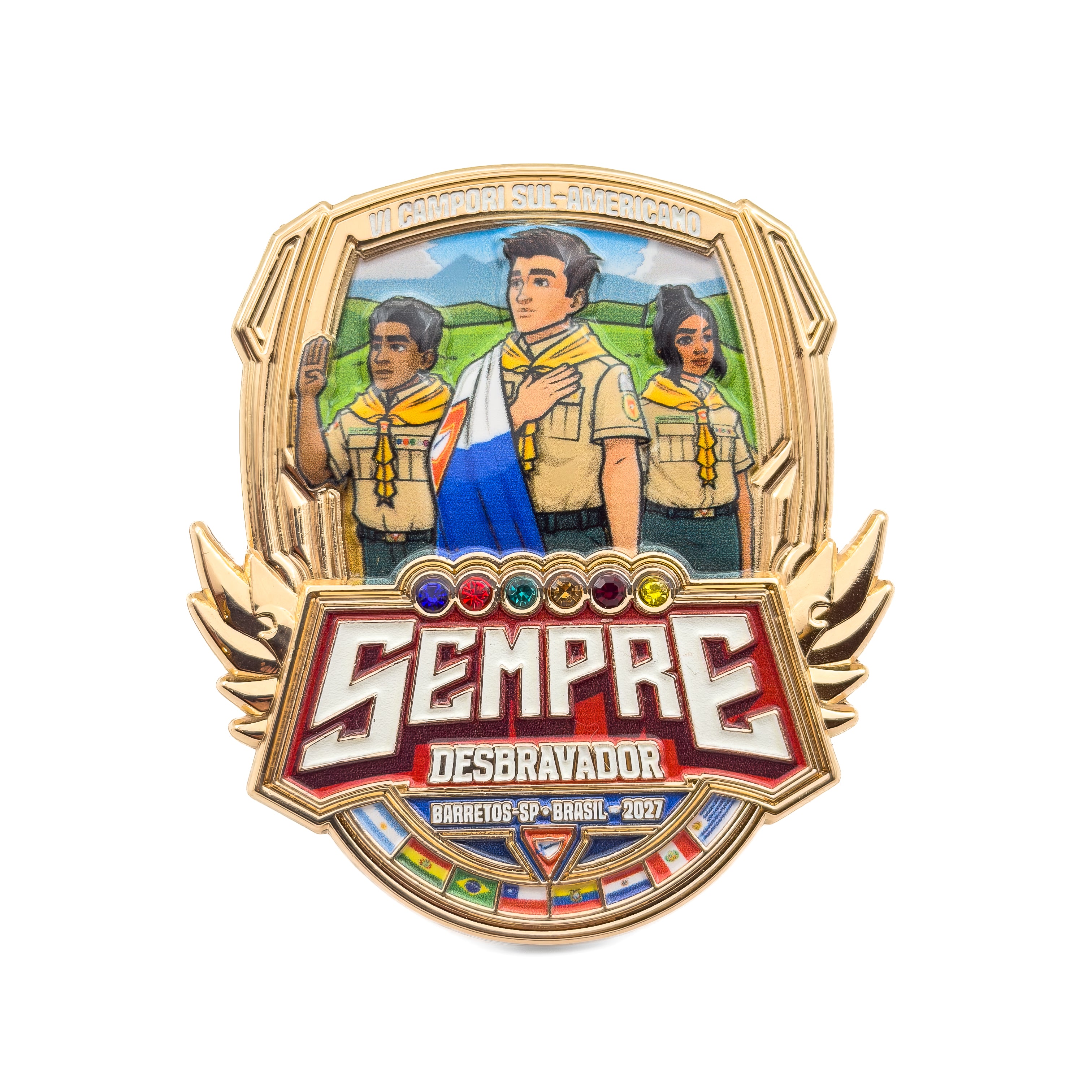 "Sempre Desbravador" DSA 2027 Pin