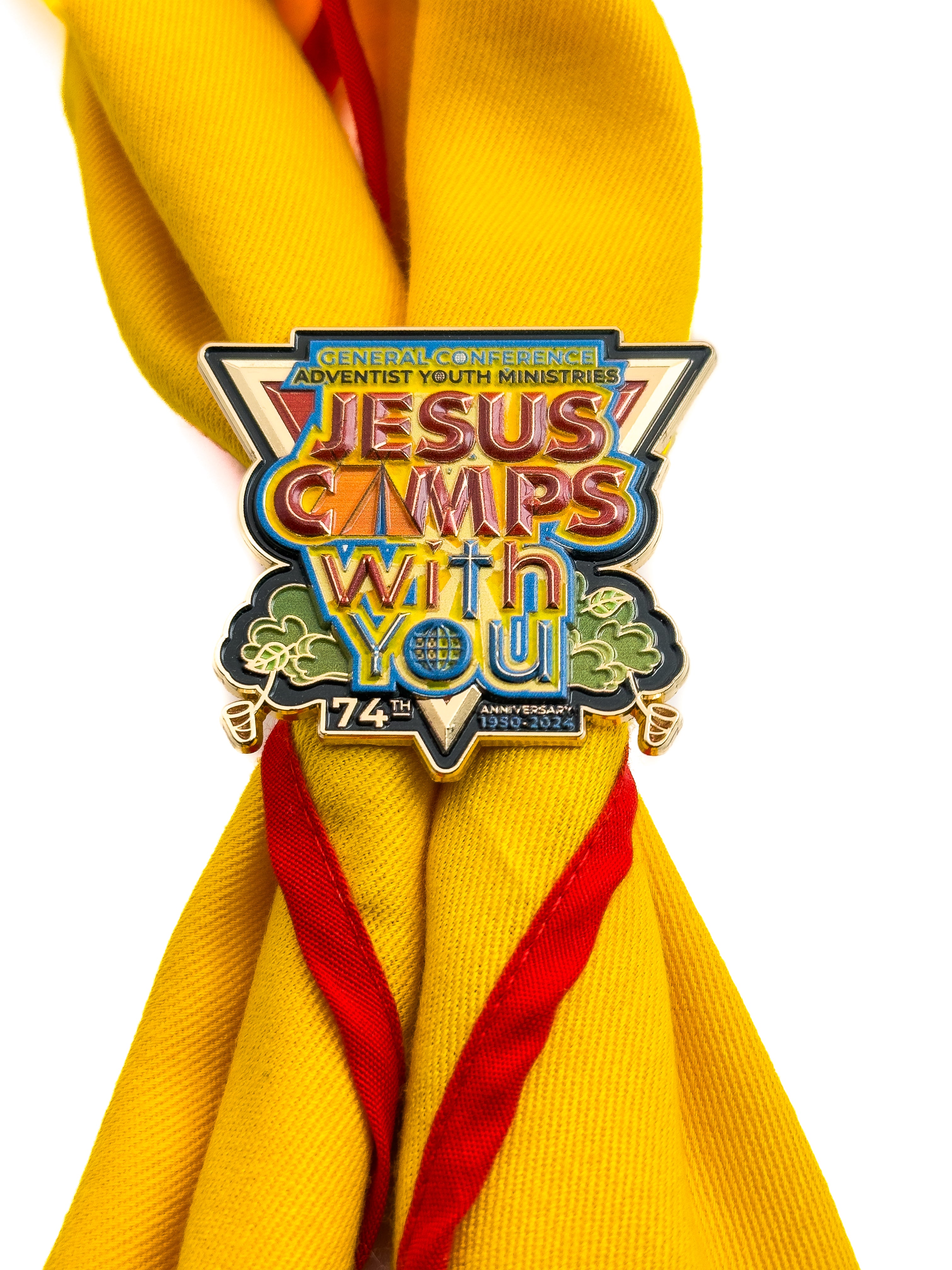 World Pathfinder Day 2024 "Jesus Camps With You" Scarf Slide