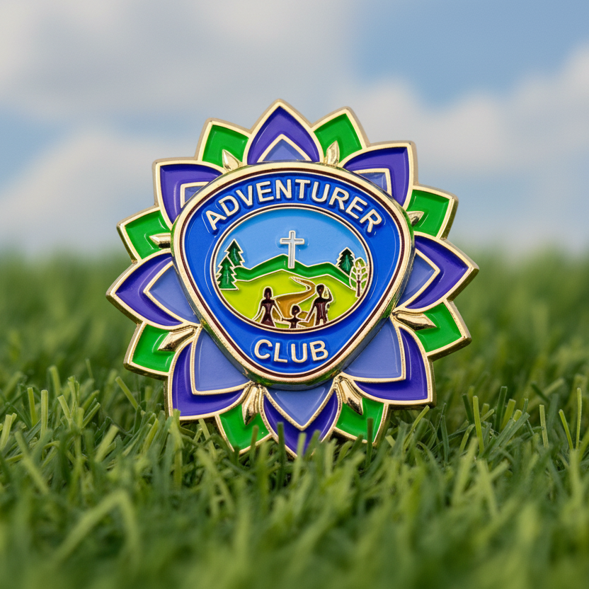 Adventurer Flower Spinner Pin