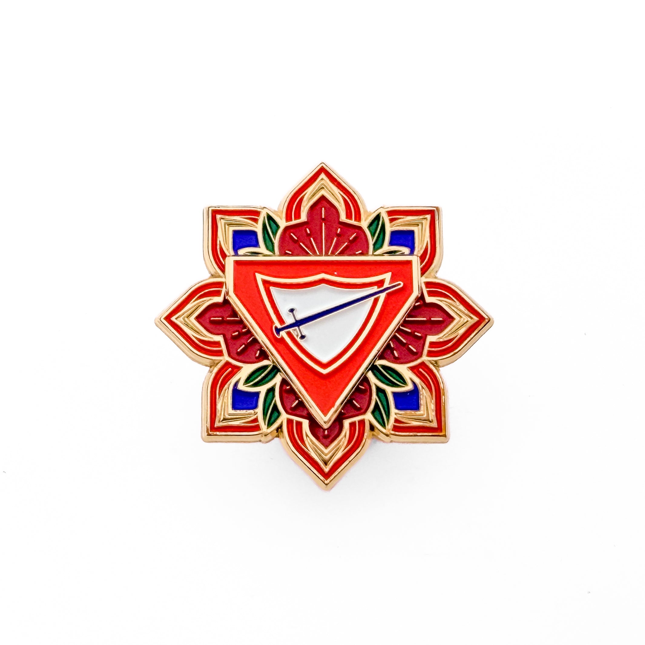 Pathfinder Flower Spinner Pin