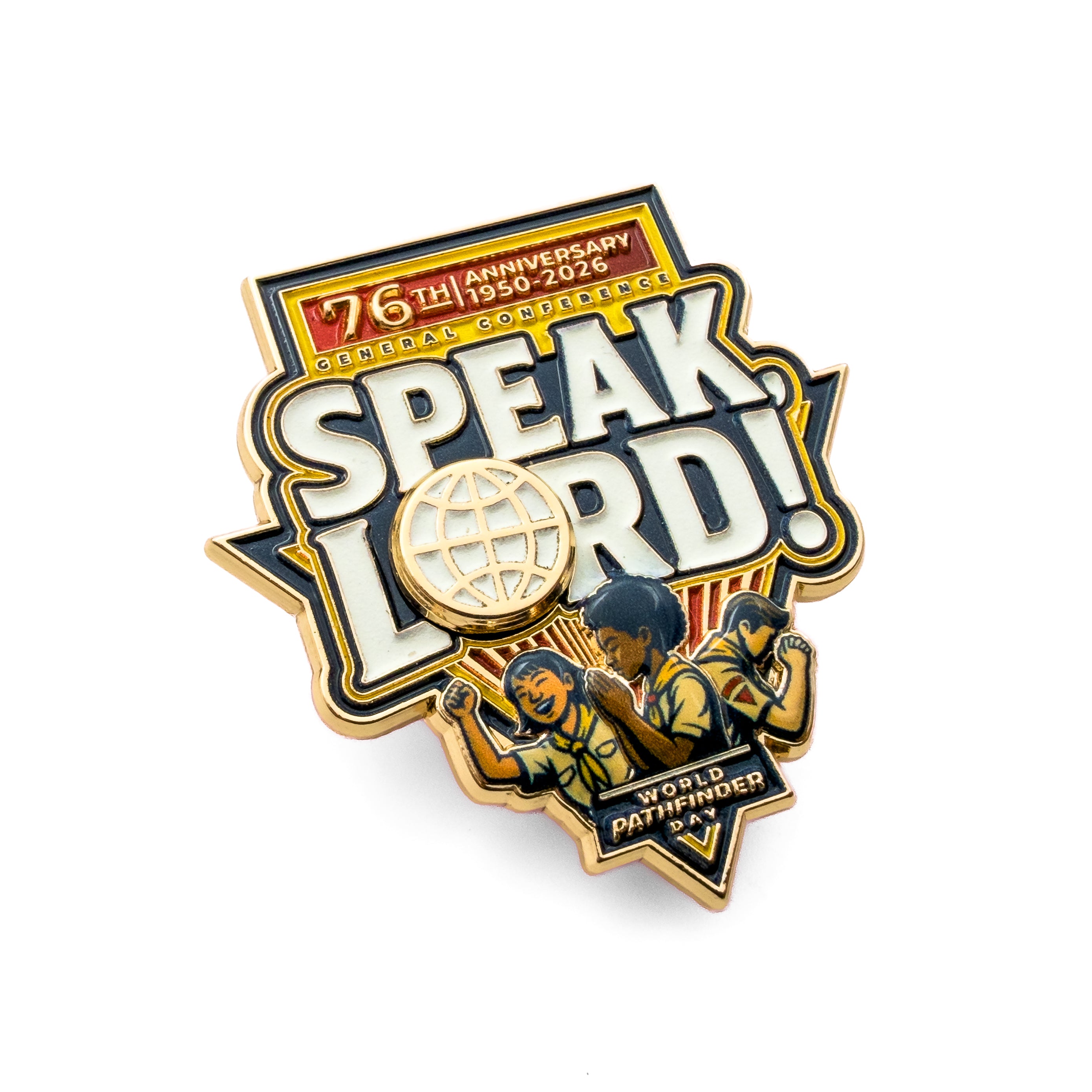 World Pathfinder Day 2026 "Speak Lord" Pin