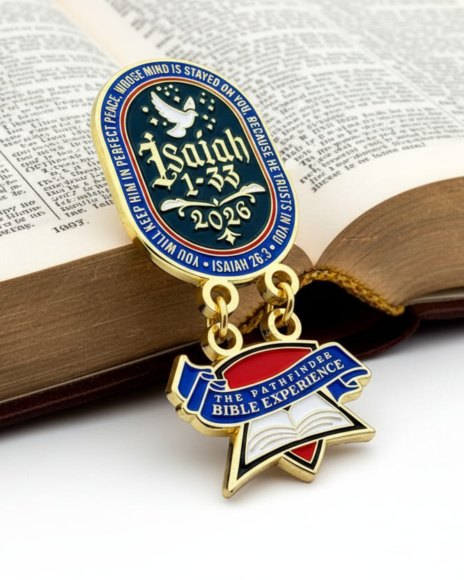 Pathfinder Bible Experience 2026 Isaiah Pin