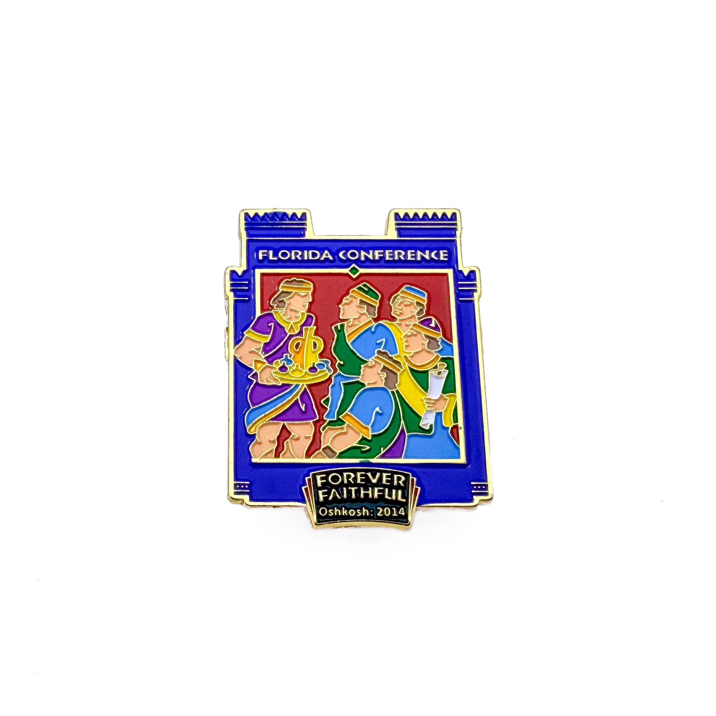 Florida Conference 2014 Forever Faithful Camporee (7 Pin Set)