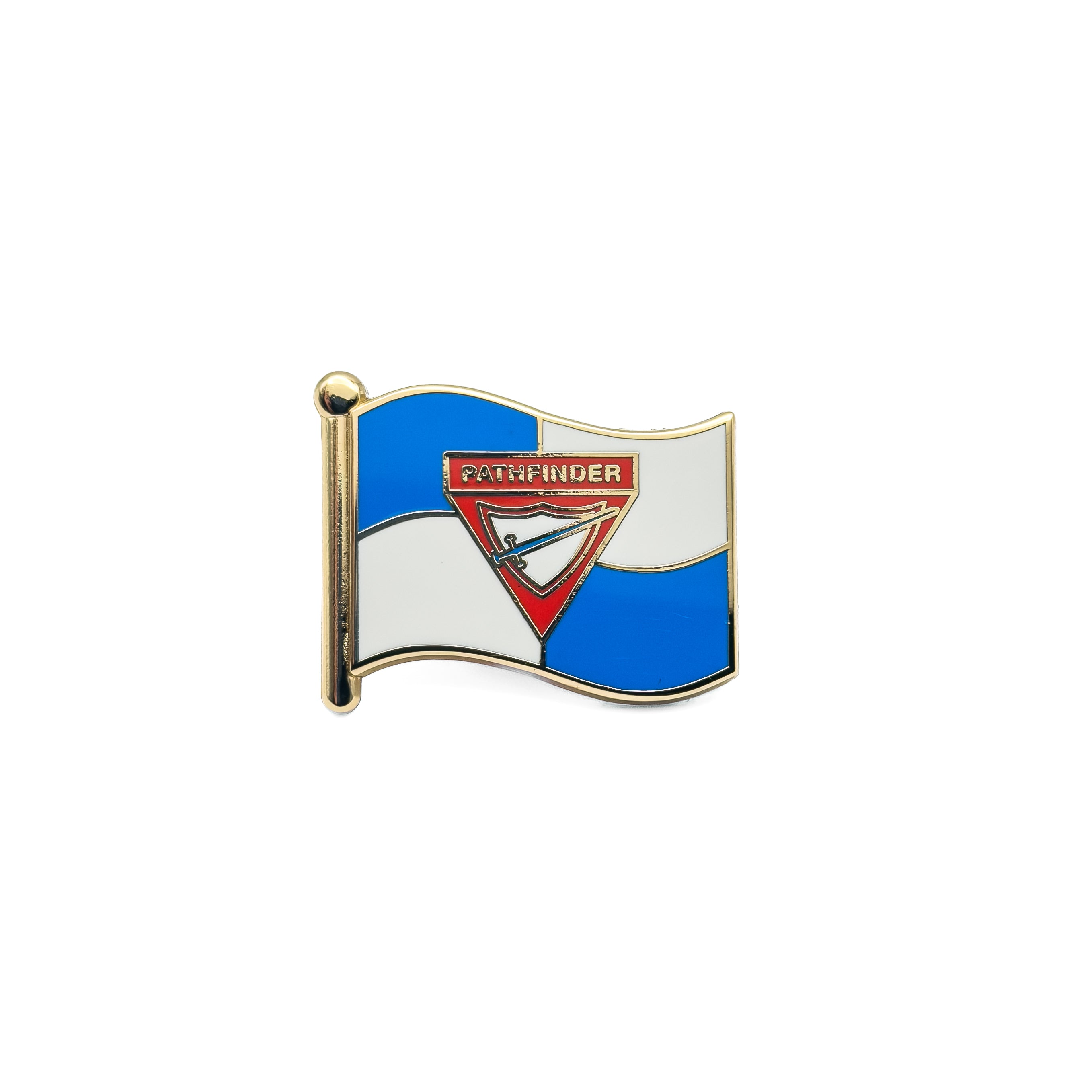 Pathfinder Club Wavy Flag pin