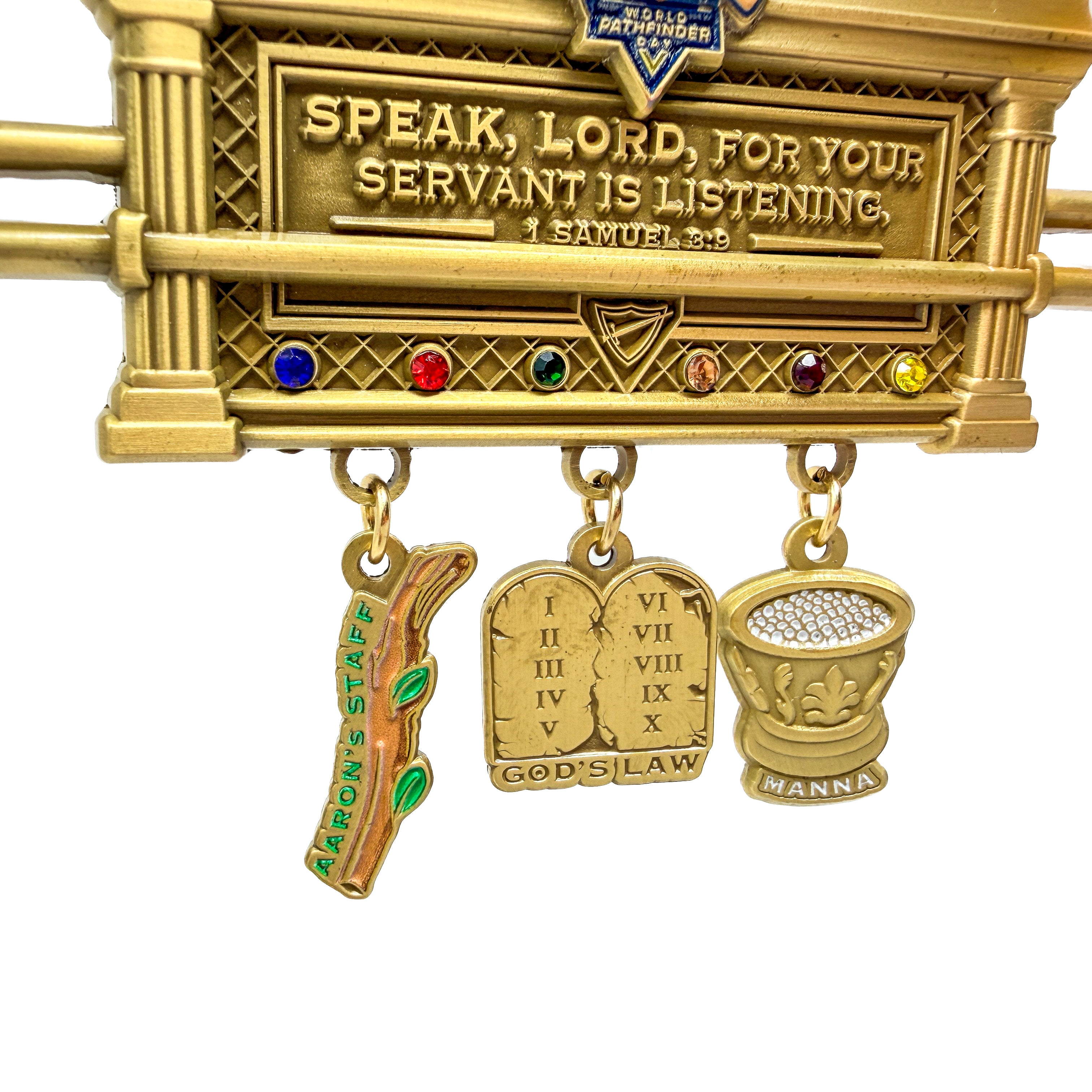 World Pathfinder Day 2026 "Speak Lord" Ark of the Covenant Pin (Special Edition)