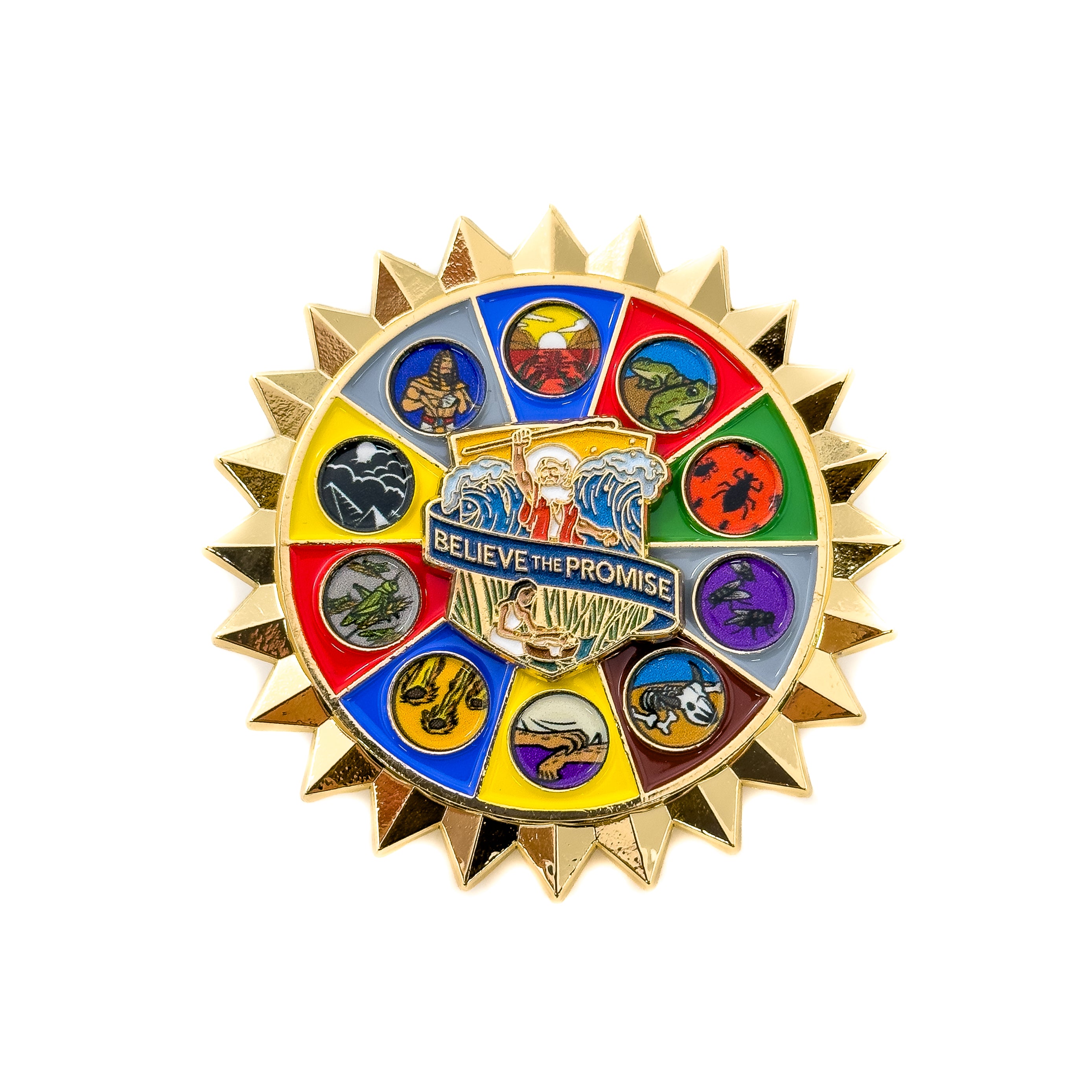 Believe the Promise 2024 Plagues Spinner Pin