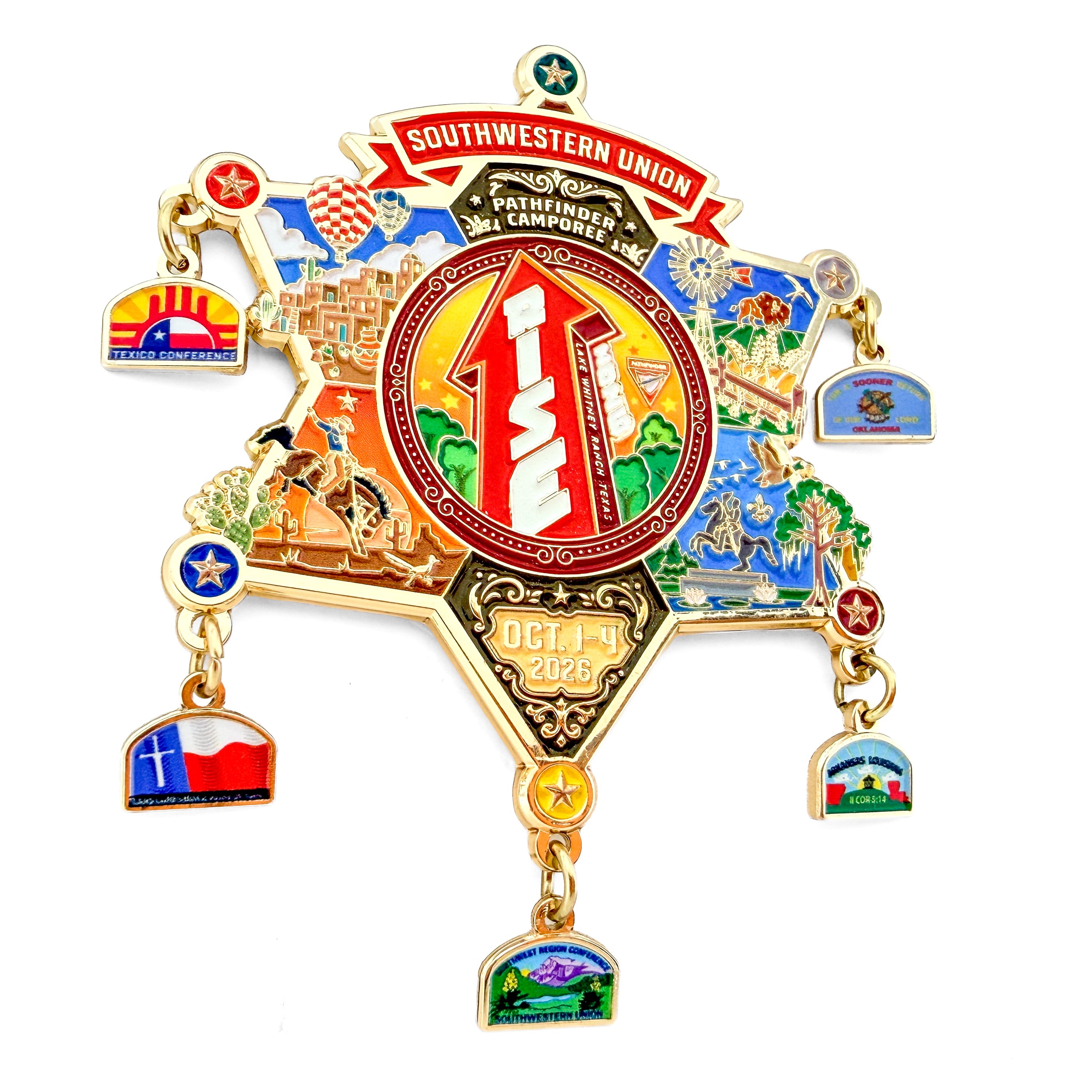 Southwestern Union Pathfinder Camporee 2026  "Rise"Conferences Pin (Limited Edition)