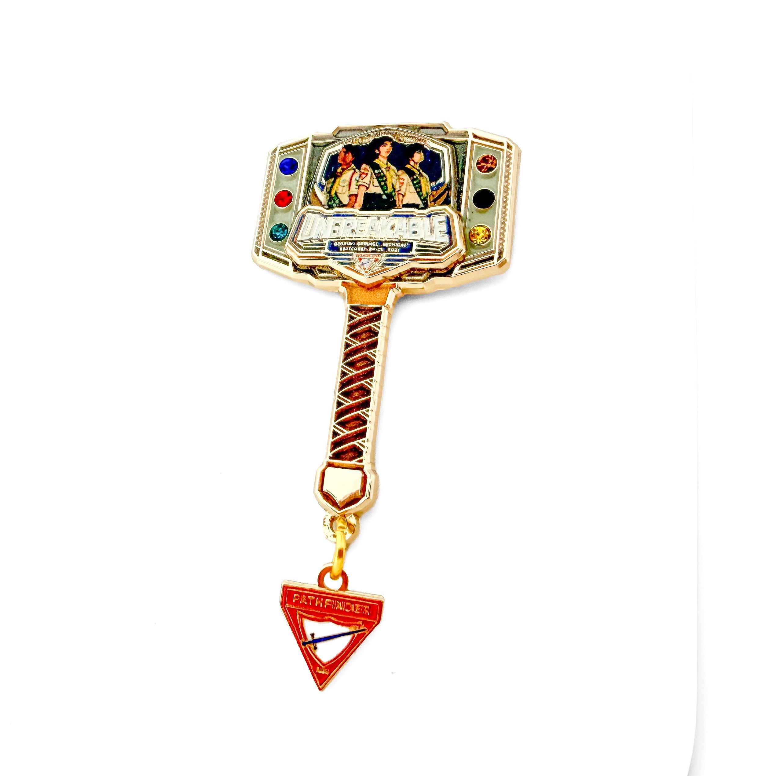 Lake Union Pathfinder Camporee 2026 "Unbreakable" Hammer Pin (Limited Edition)