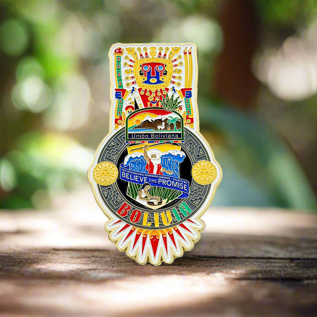 Believe the Promise 2024 Uńion Boliviana Pin