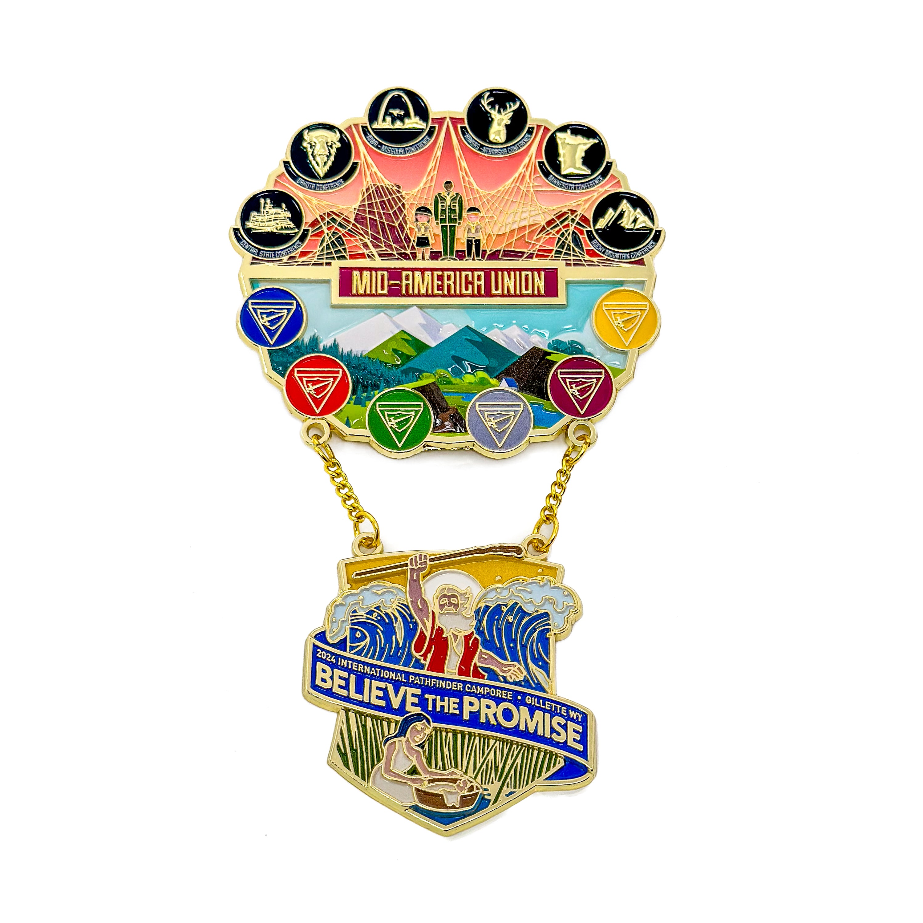 Believe the Promise 2024 Mid-America Union Pin