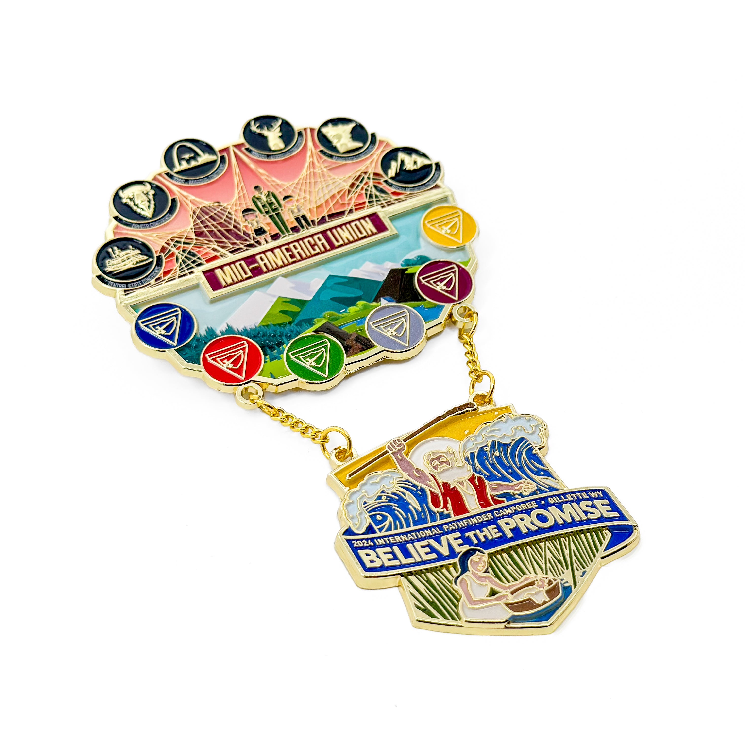 Believe the Promise 2024 Mid-America Union Pin