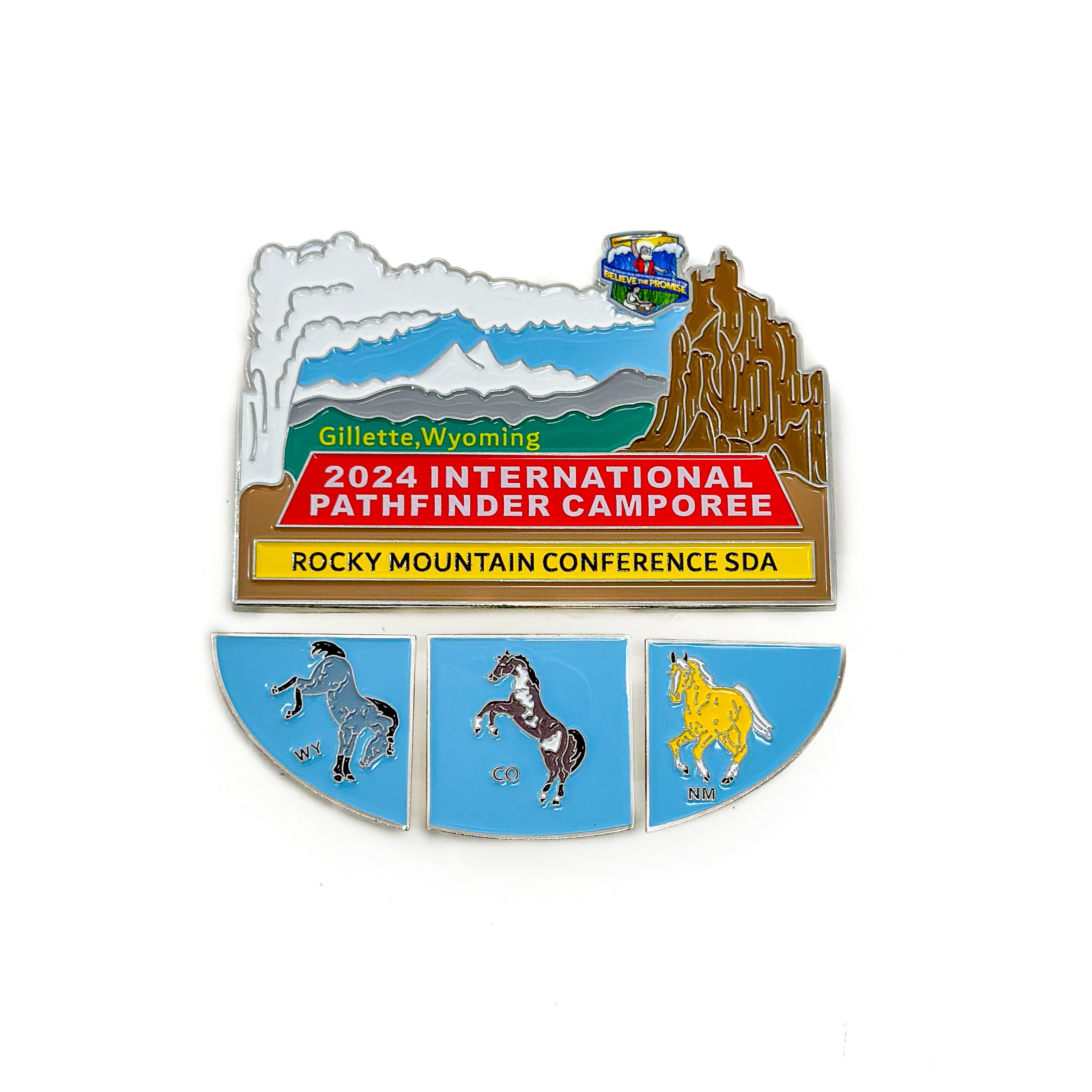 Believe the Promise 2024 Rocky Mountain Conference Horses (Pin Set)