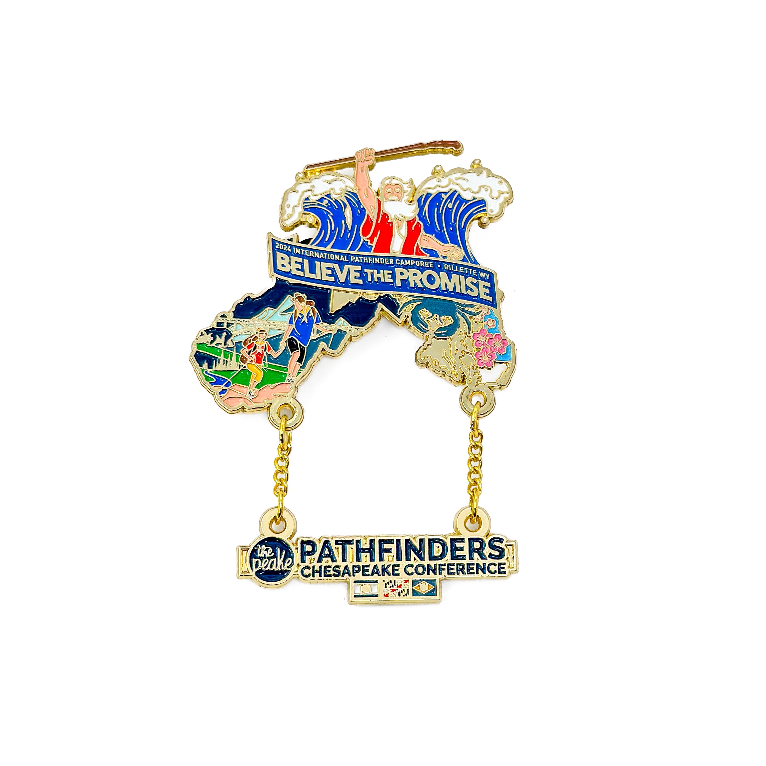 Believe the Promise 2024 Chesapeake Conference Pin Set