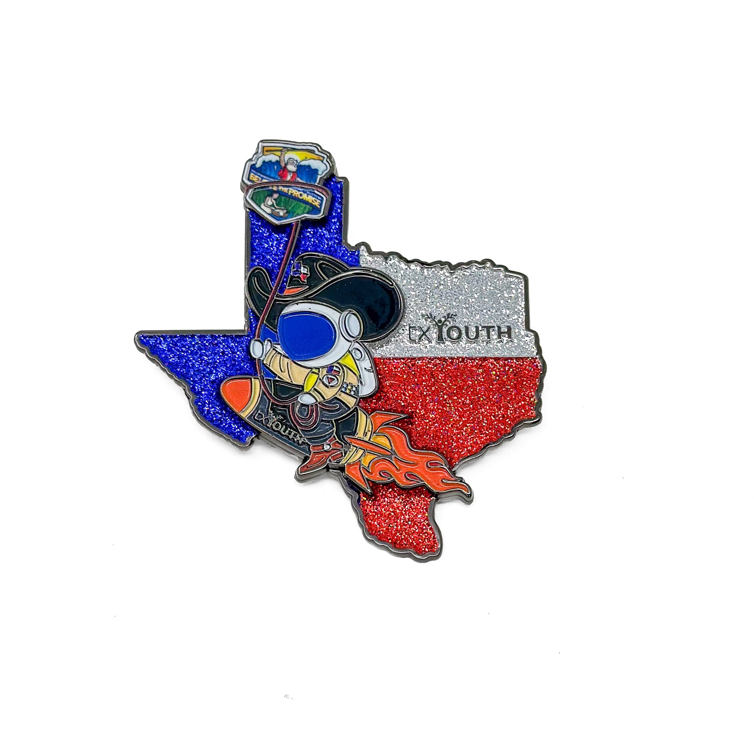 Believe 2024 Texas Space Cowboy Pin Set