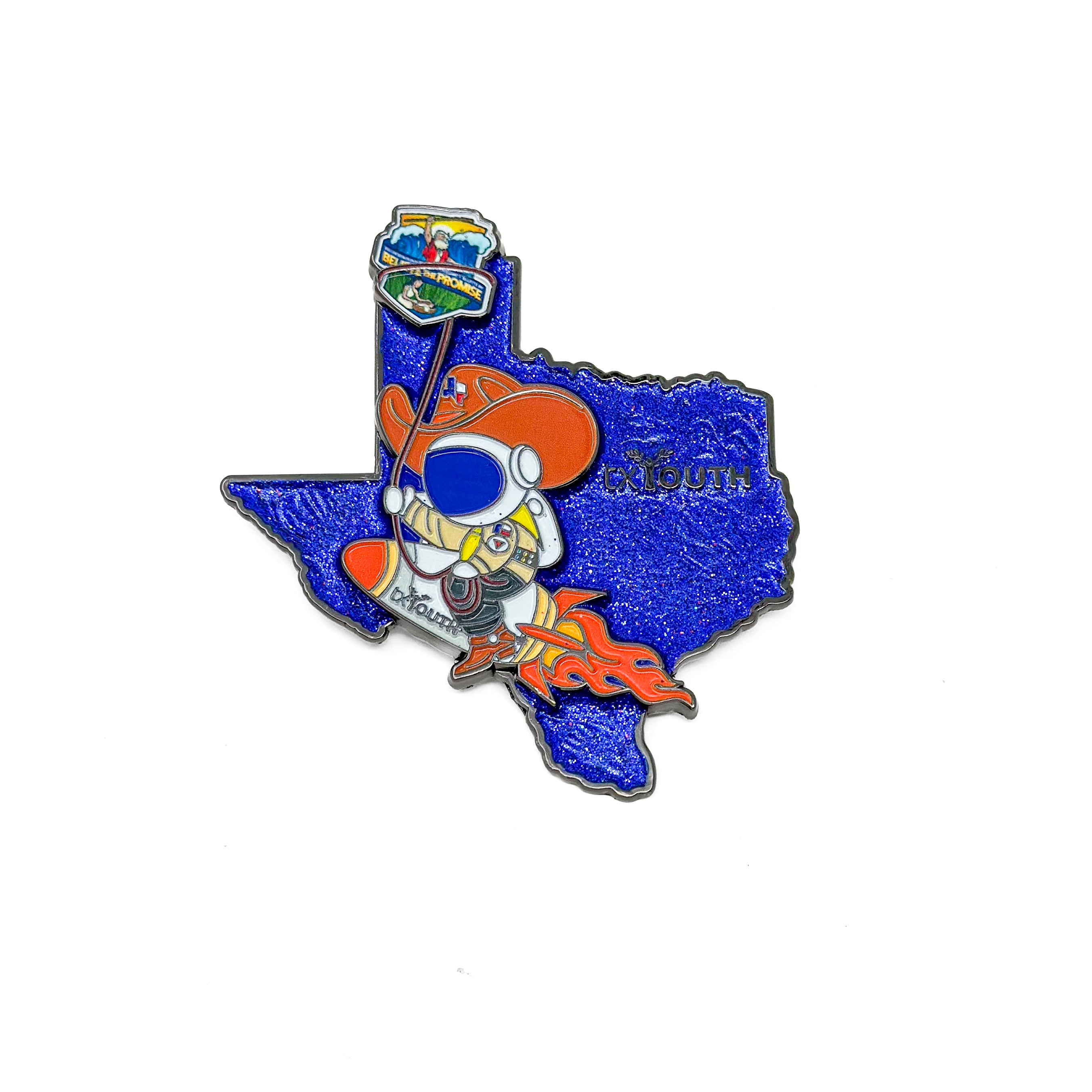 Believe 2024 Texas Space Cowboy Pin Set