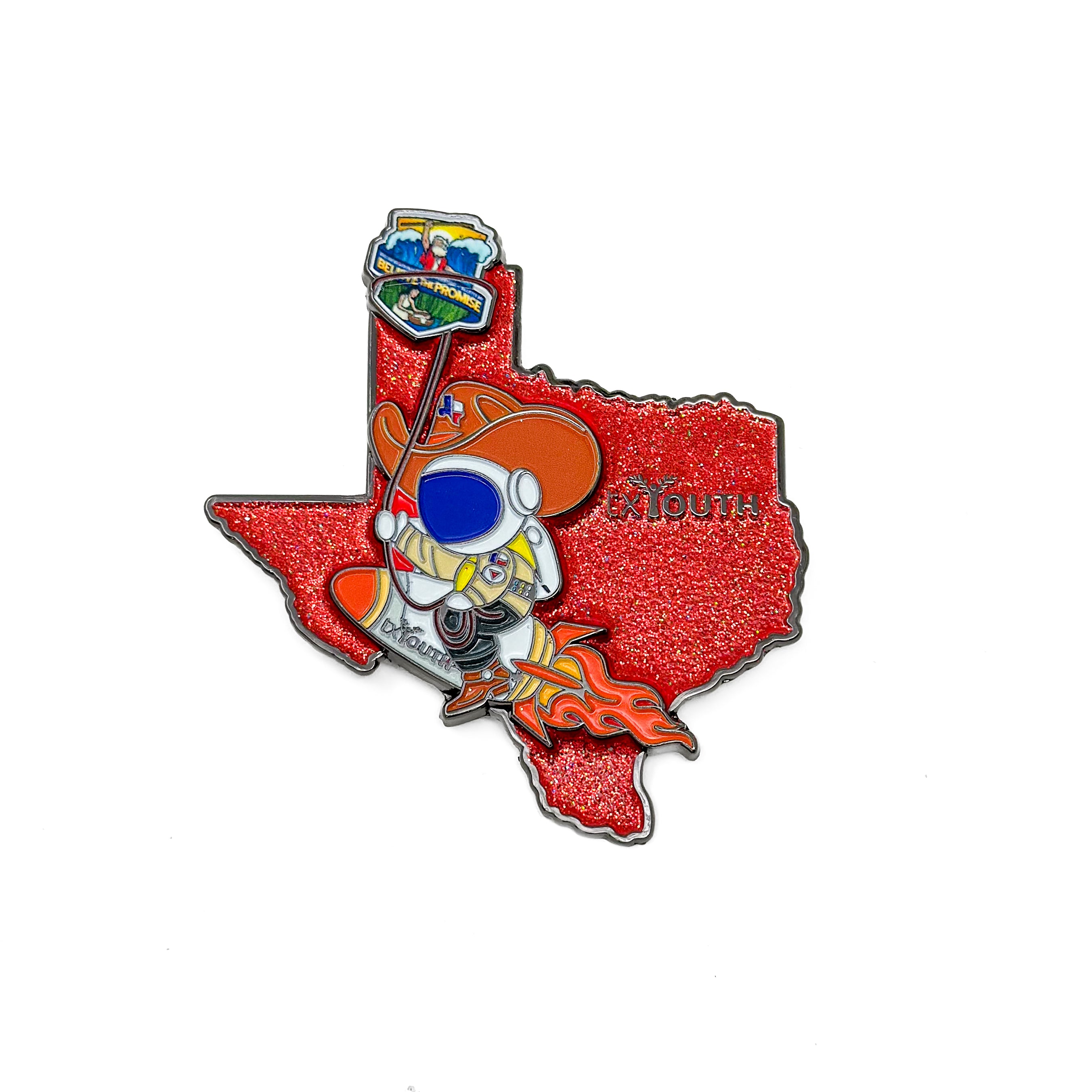 Believe 2024 Texas Space Cowboy Pin Set