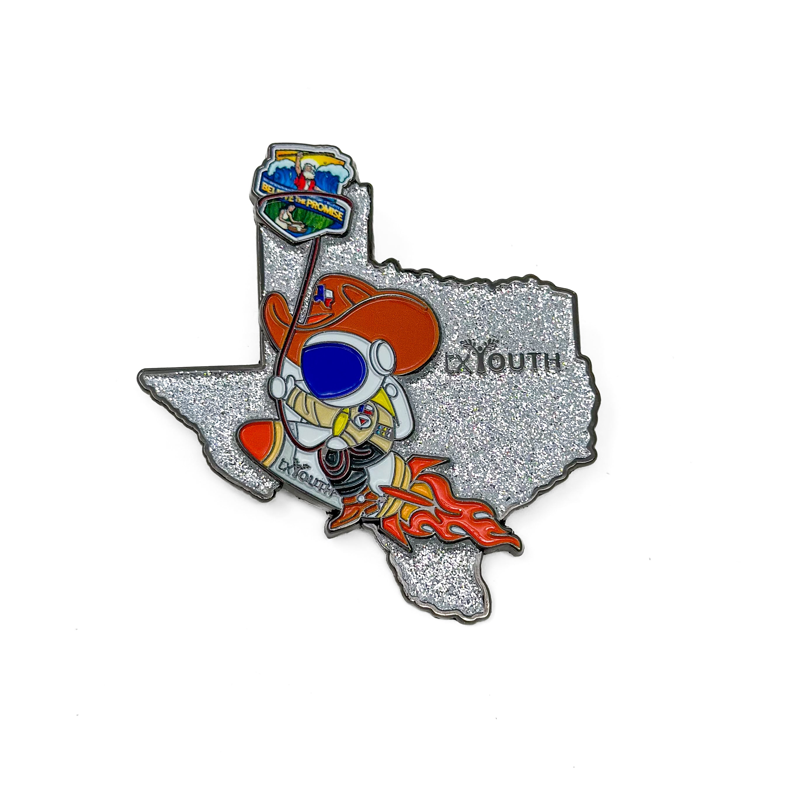 Believe 2024 Texas Space Cowboy Pin Set