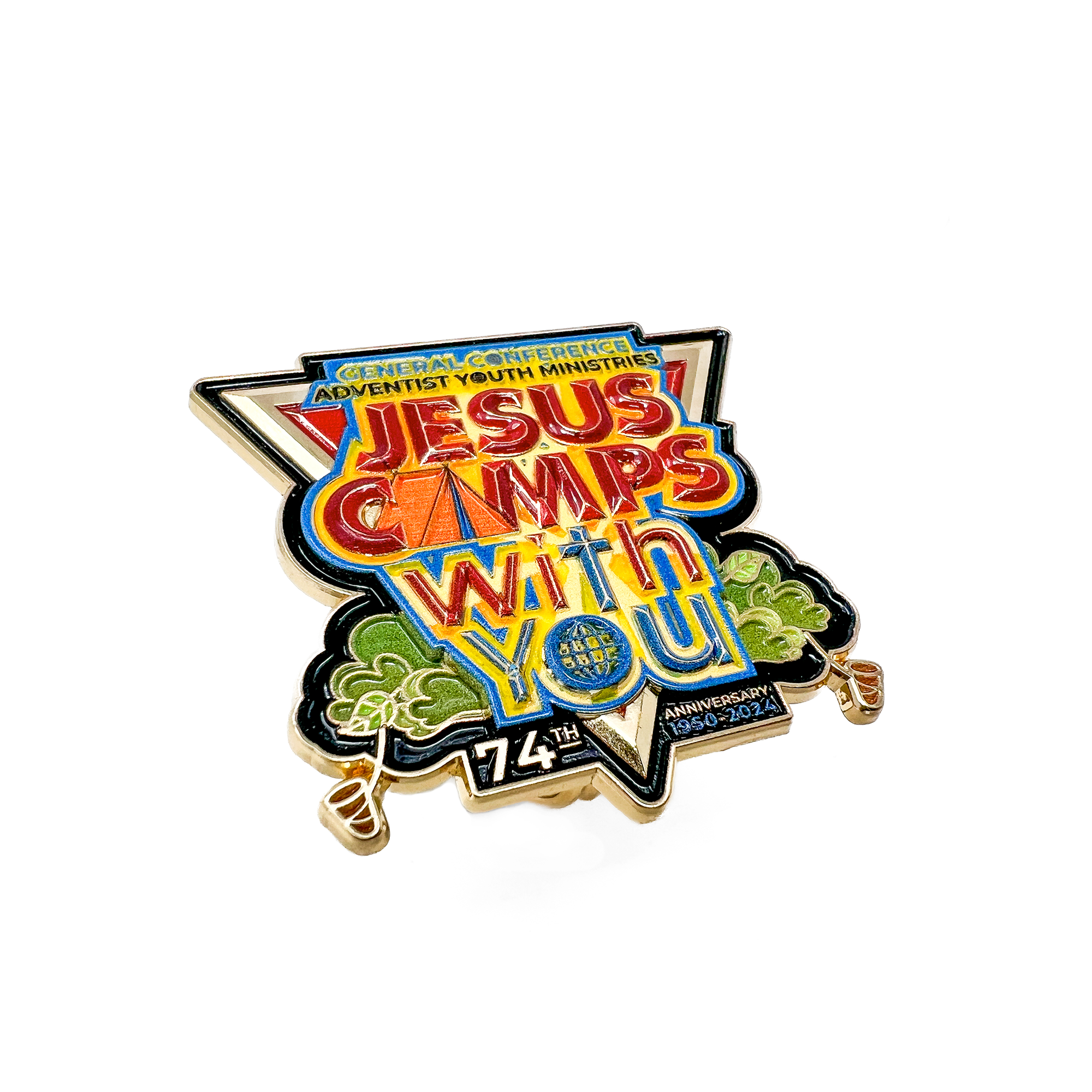 World Pathfinder Day 2024 "Jesus Camps With You" Scarf Slide