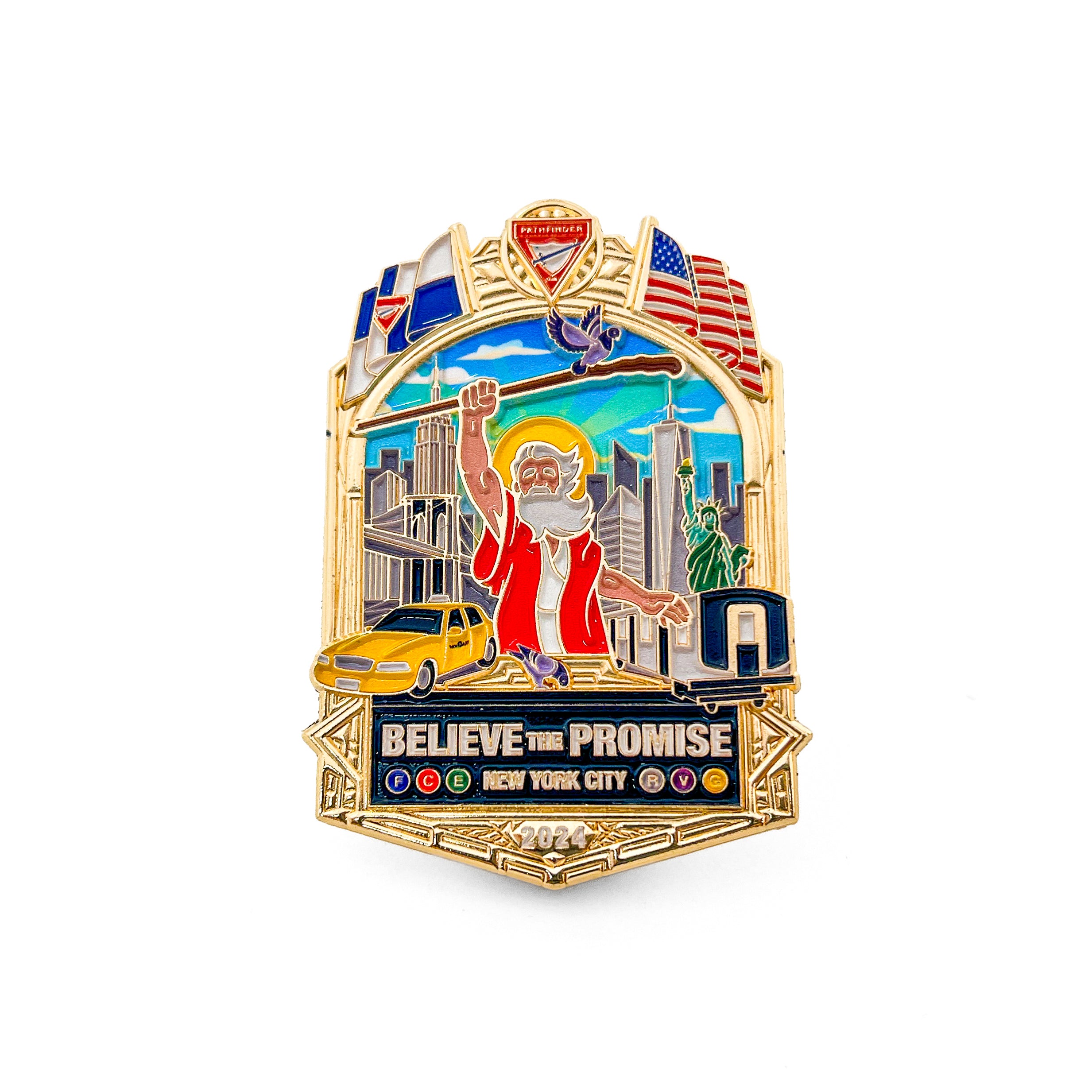 Believe the Promise 2024 New York City Pin