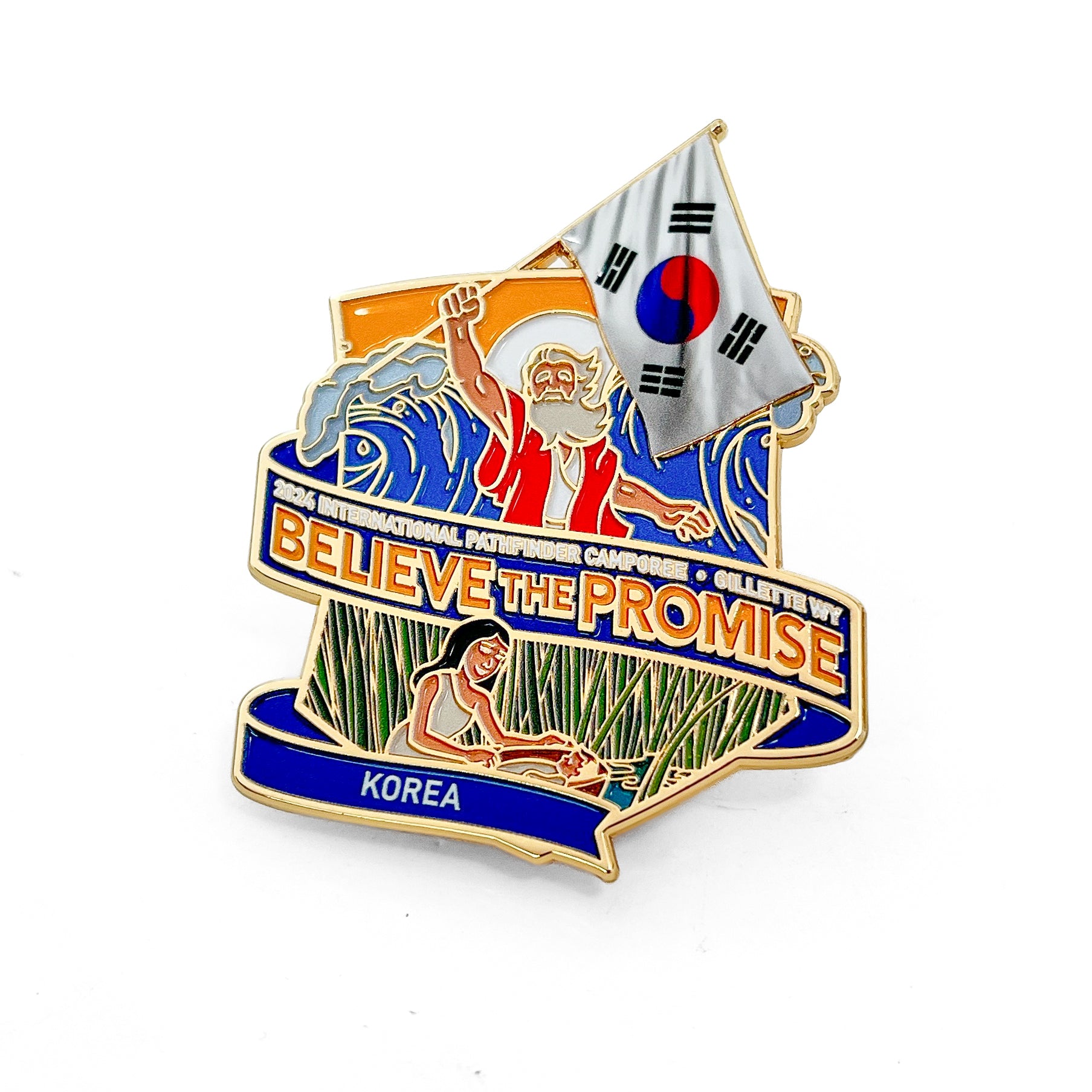 Believe the Promise 2024 Flag Pin (Korea)