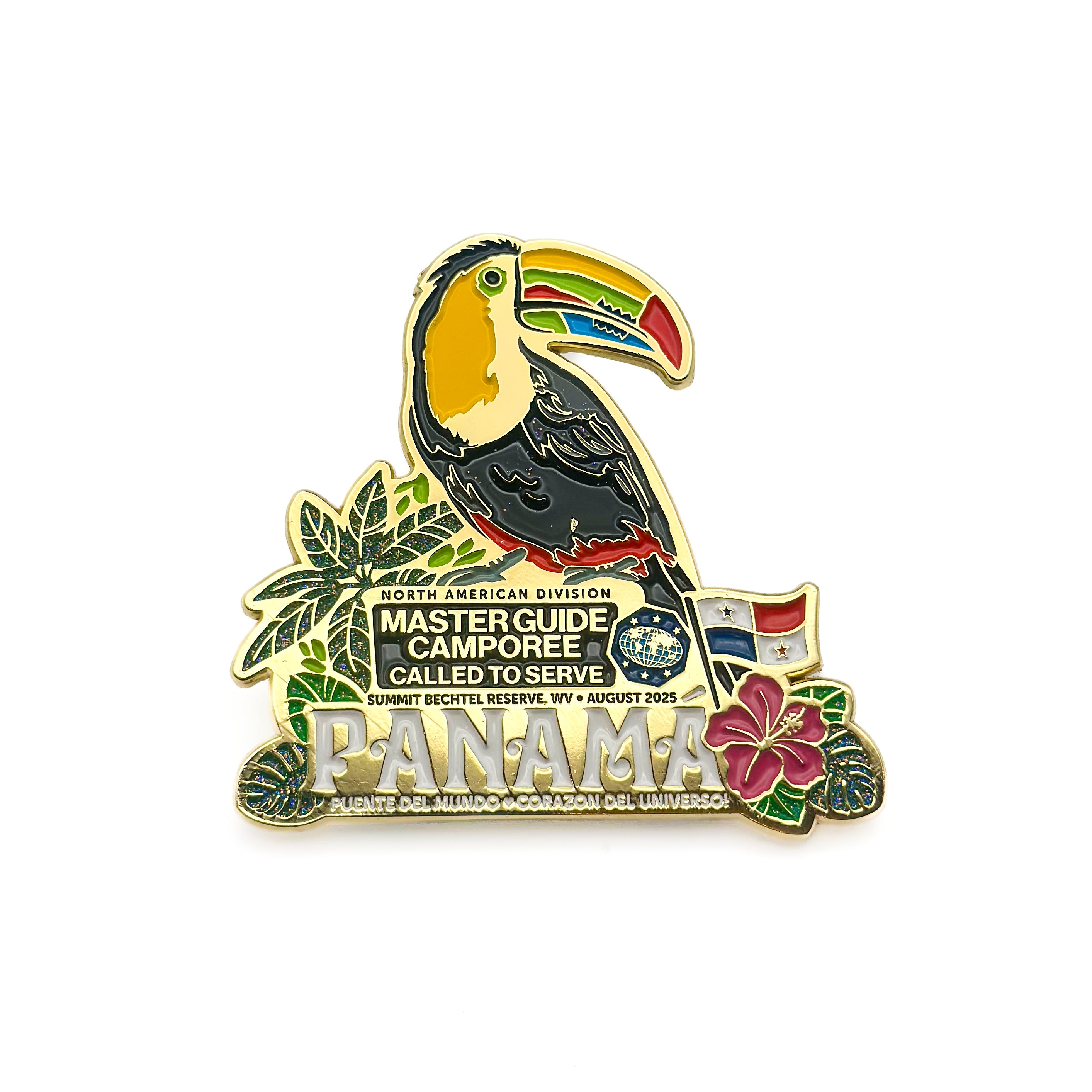 NAD Master Guide Camporee Panama Pin Set
