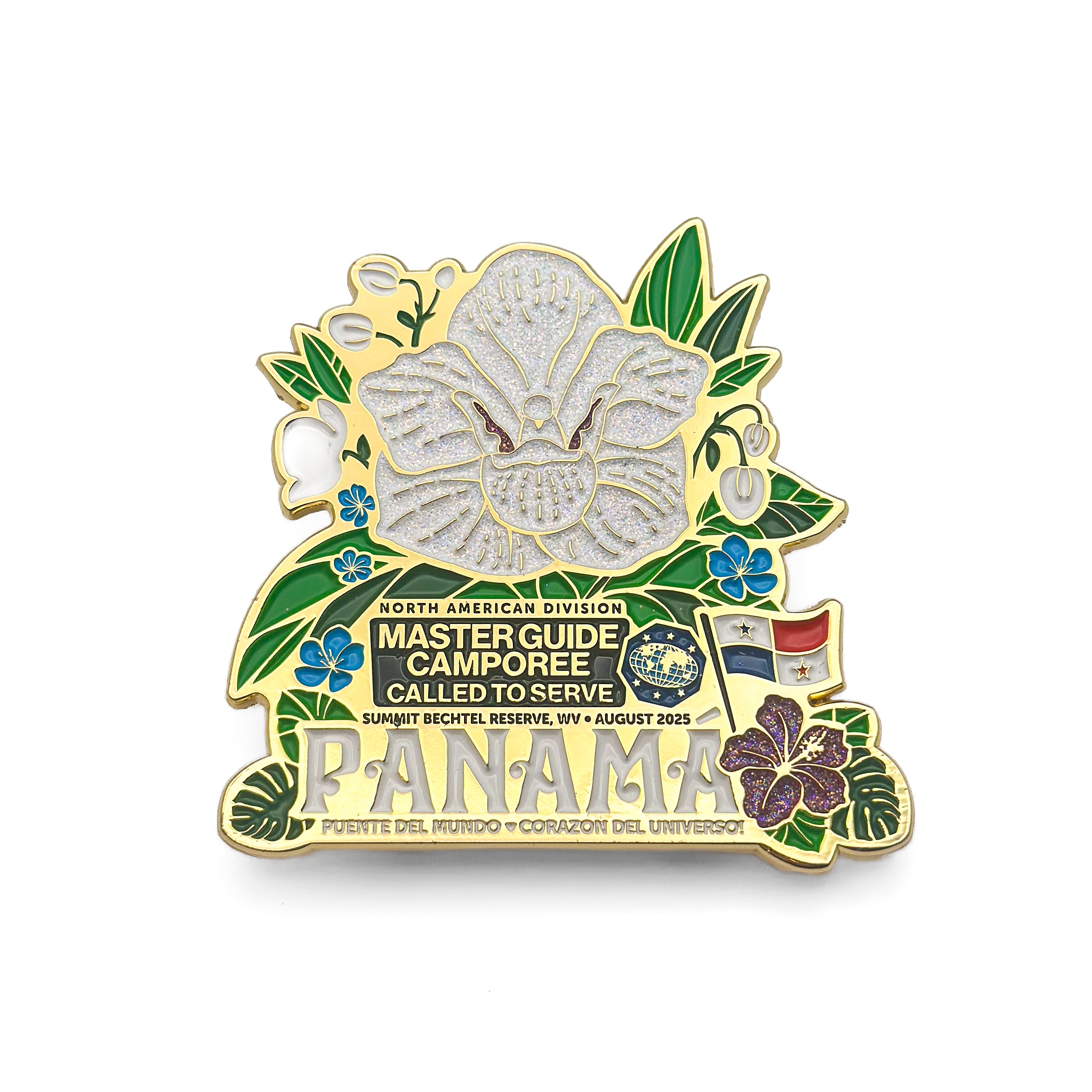 NAD Master Guide Camporee Panama Pin Set