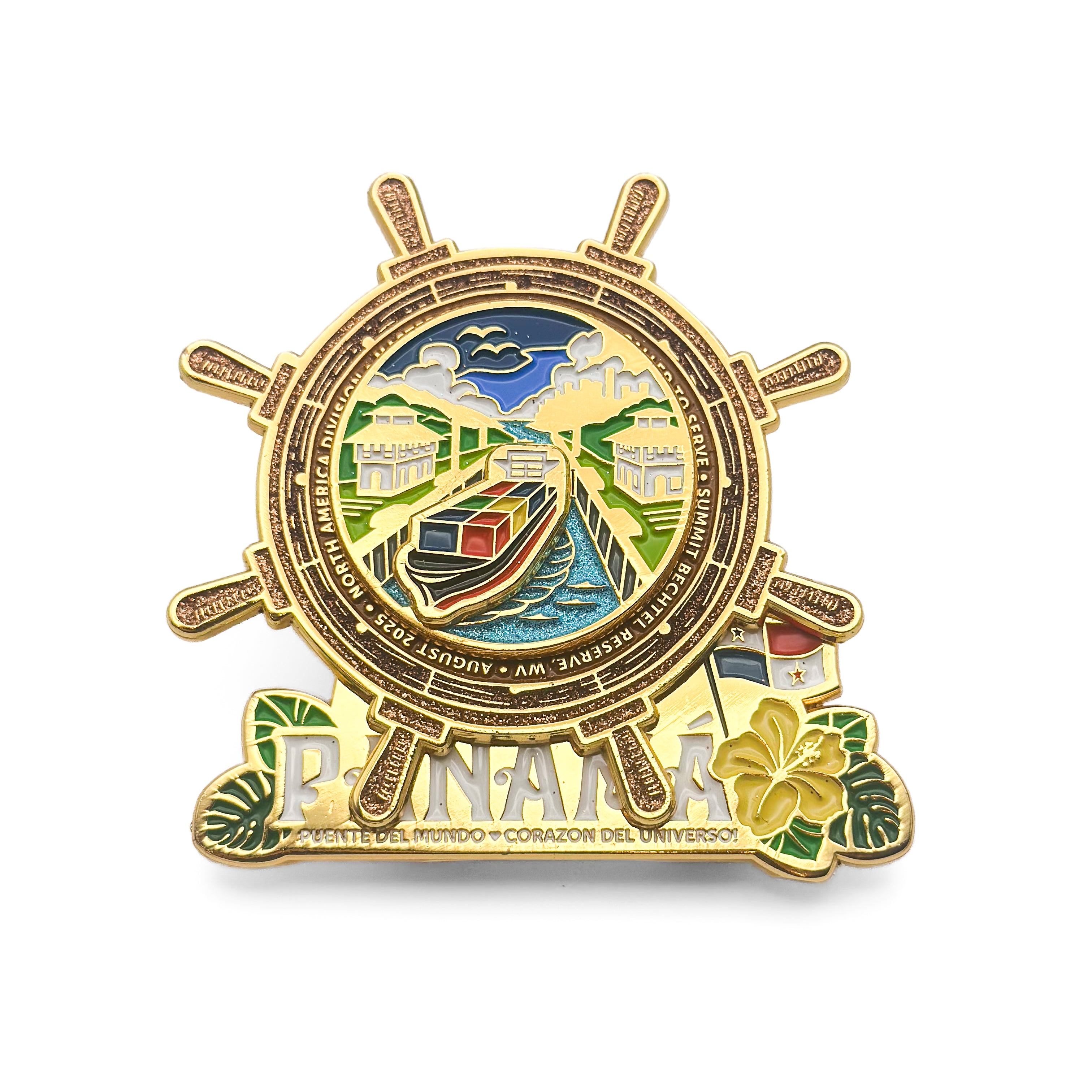 NAD Master Guide Camporee Panama Pin Set